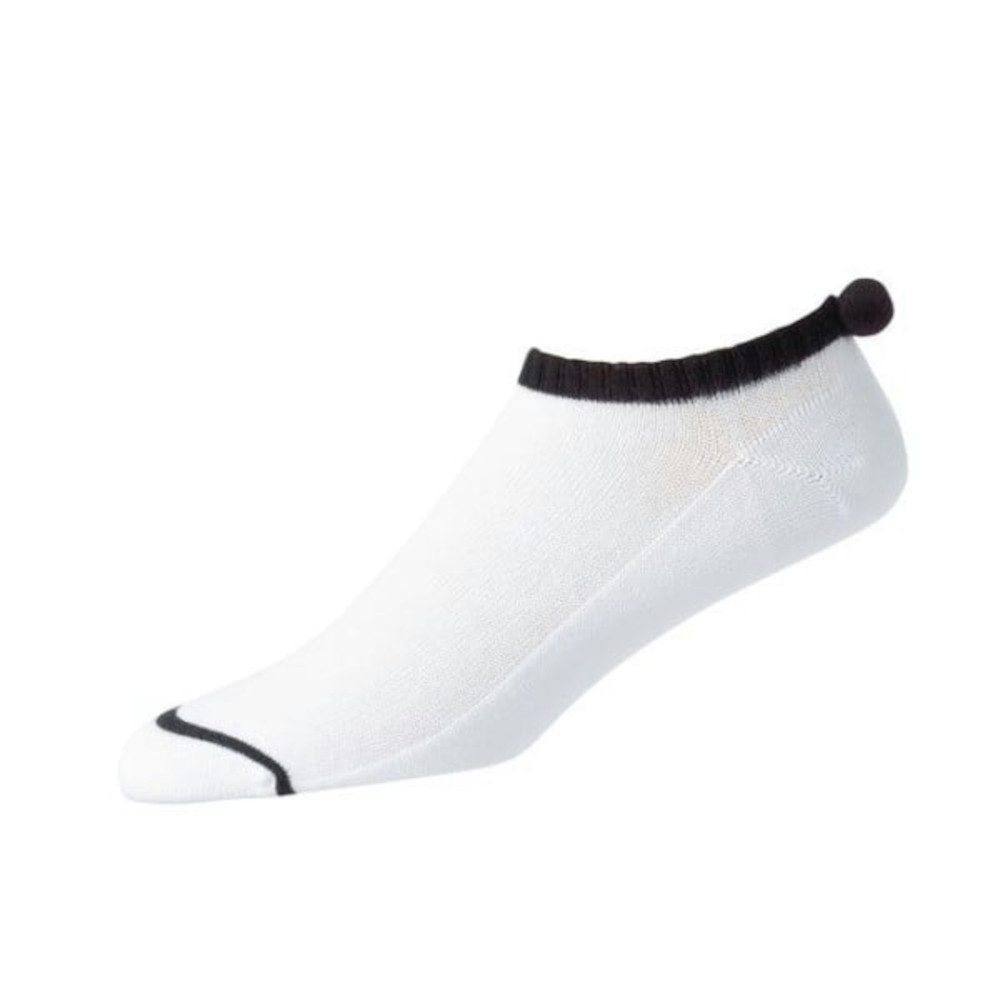 FOOTJOY Sportsocken FootJoy Golf Socken ProDry Lightweight Pom Pom Weiß-Navy UK 4 - 7