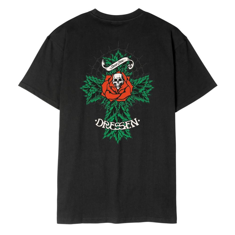 Santa Cruz T-Shirt T-Shirt Santa Cruz Dressen Rose Cross