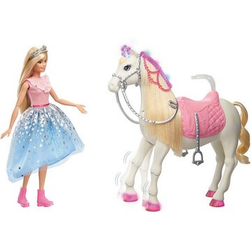 Mattel® Anziehpuppe »Barbie Prinzessinnen Abenteuer Tanzendes Pferd mit«