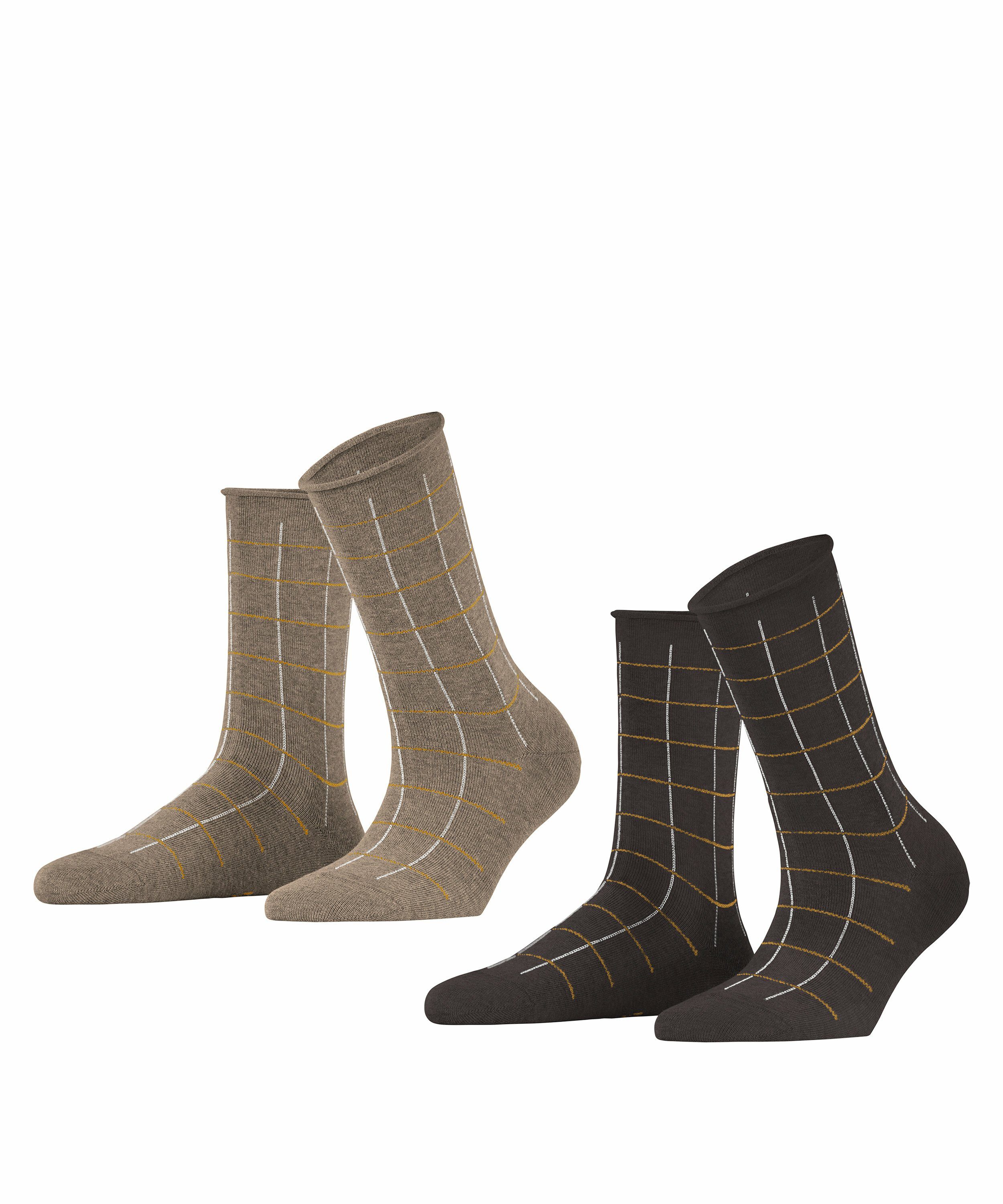 Socken Checks 2-Pack Socken mit Bio-Baumwolle