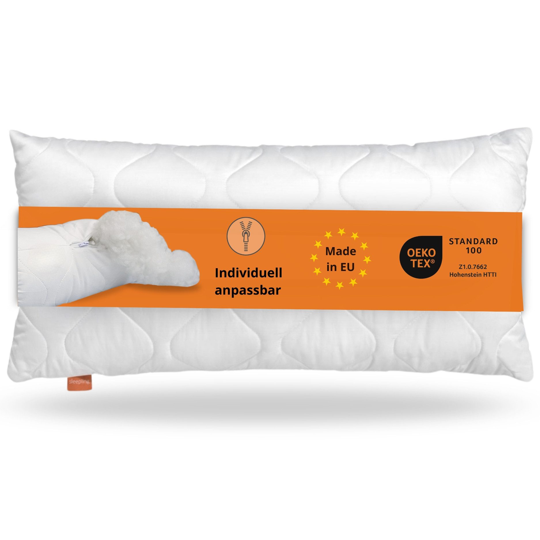 sleepling Kopfkissen Komfort 100, Füllung: 100 % Polyester (Fasern und Fase günstig online kaufen