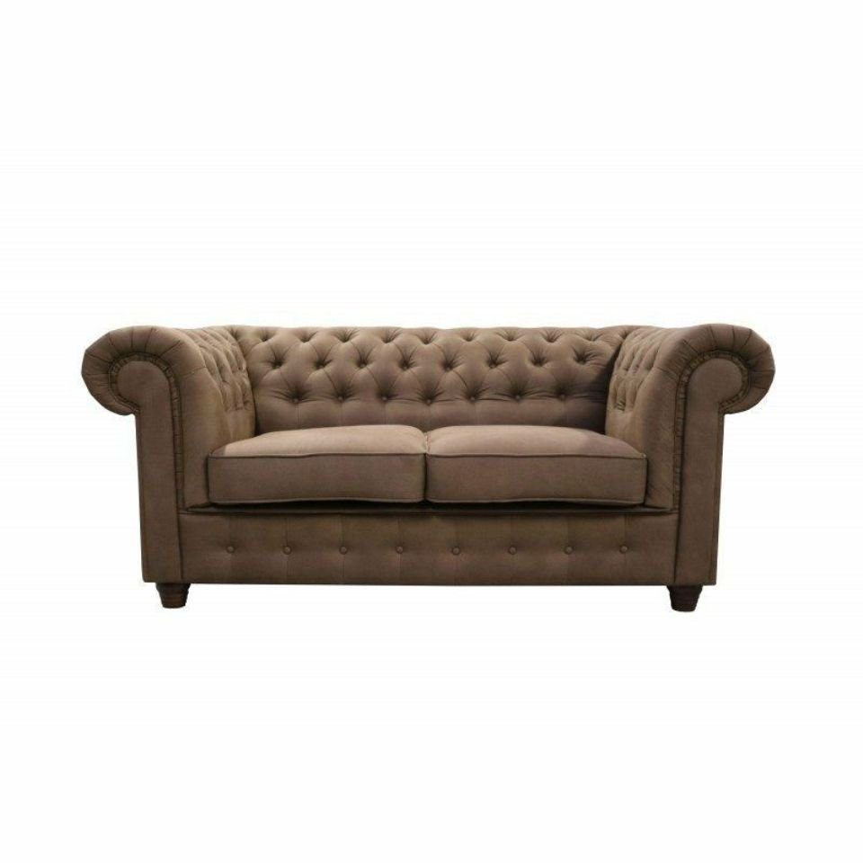 Beiges 3+2 Sofa Sofagarnitur Couch Neu Set Chesterfield Made JVmoebel in Polstermöbel, Europe