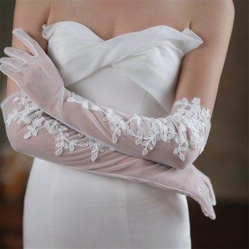 Rouemi Abendhandschuhe Abendhandschuhe, Einfache Handschuhe für die Hochzeit