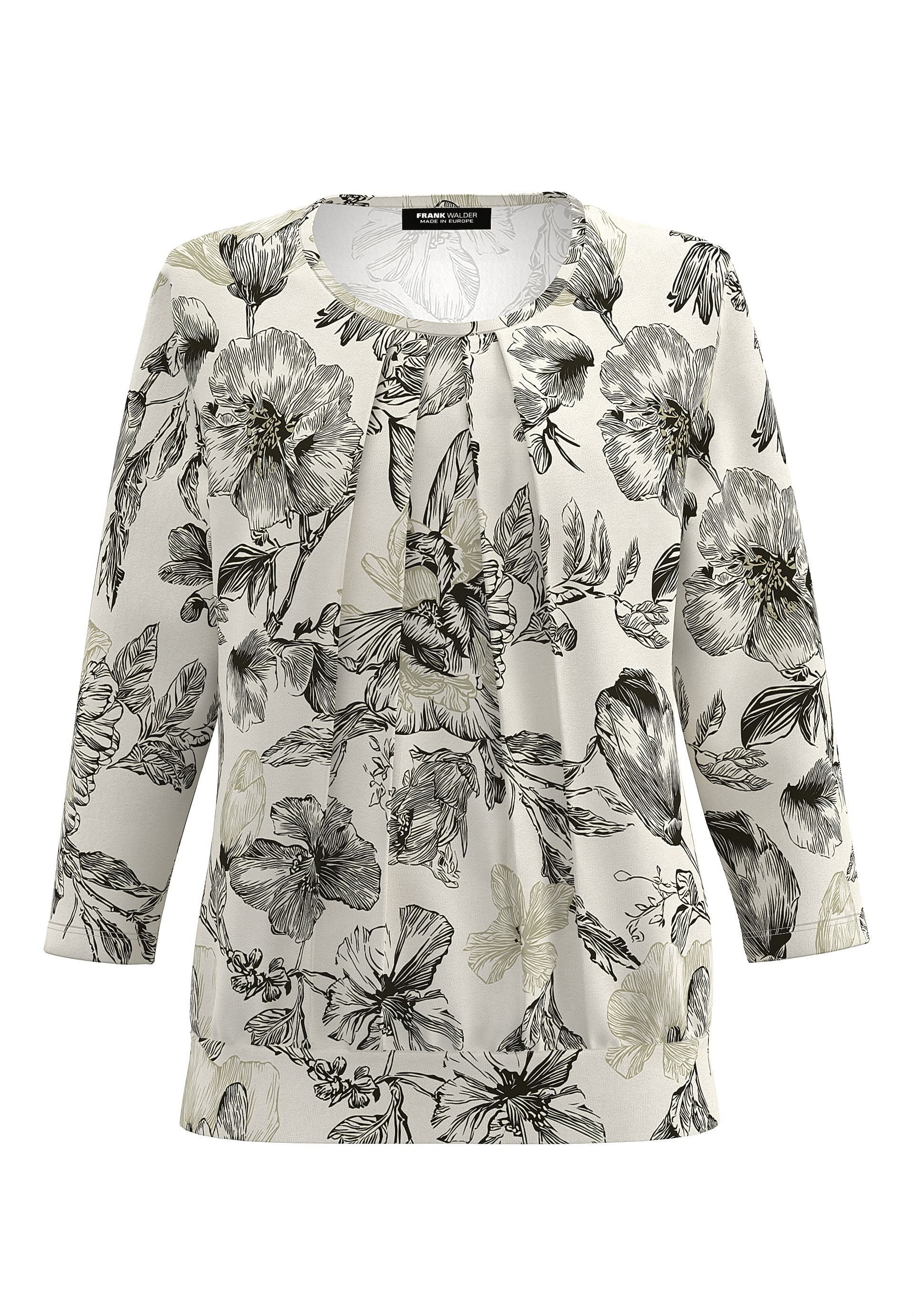 FRANK WALDER Blusenshirt mit Raffung