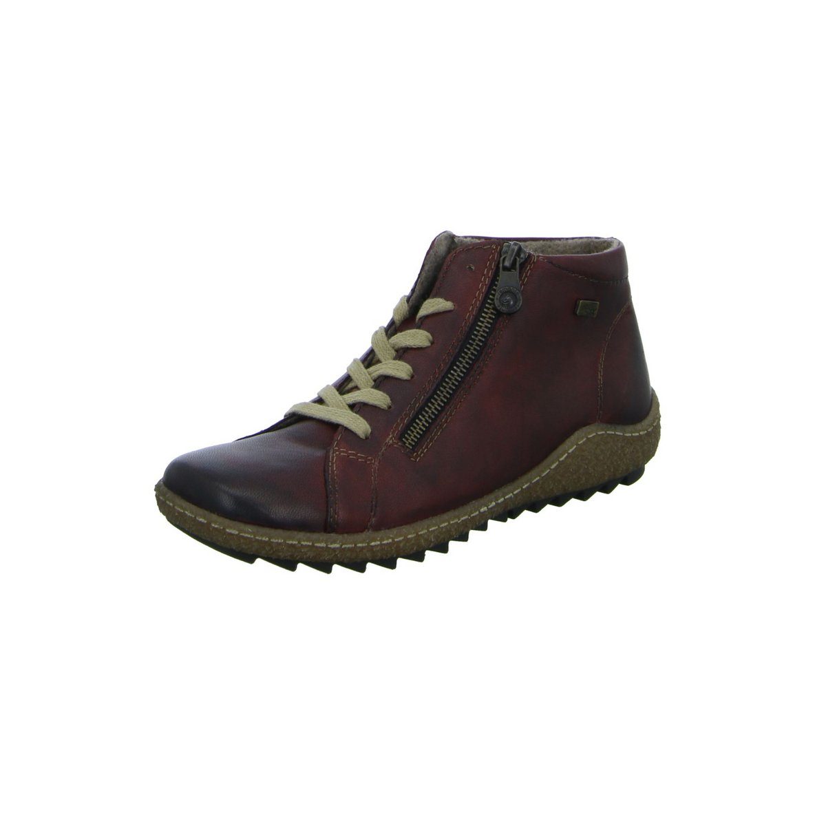 Remonte bordeaux Schnürstiefelette (1-tlg)