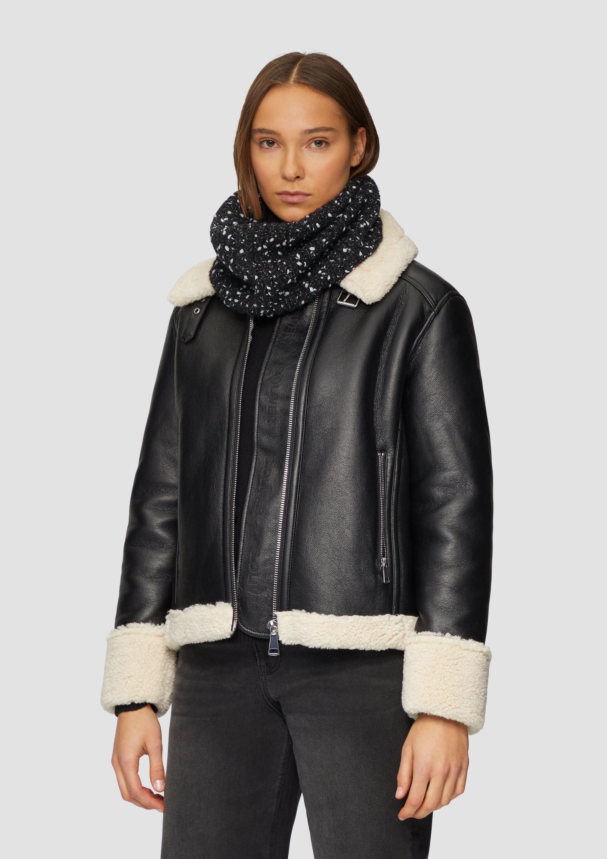 s.Oliver Loop Snood, Loop-Schal in Melange-Optik günstig online kaufen