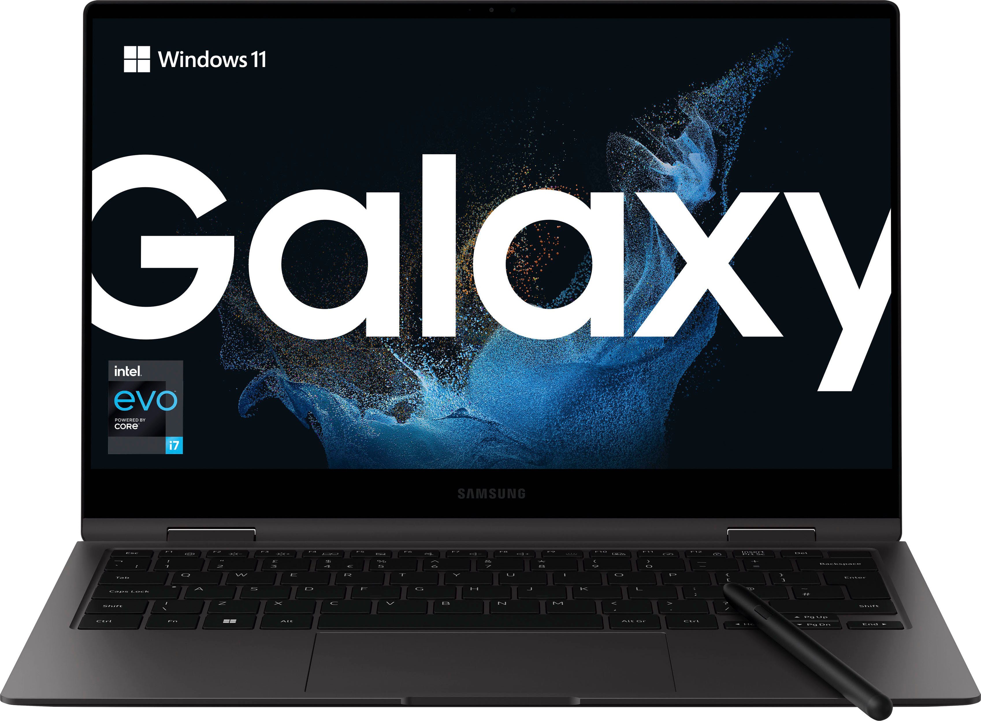 Samsung Galaxy Book2 Pro 360 Convertible Notebook (33,78 cm/13,3 Zoll, Intel  Core i7 1165G7, Iris© Xe Graphics, 512 GB SSD)