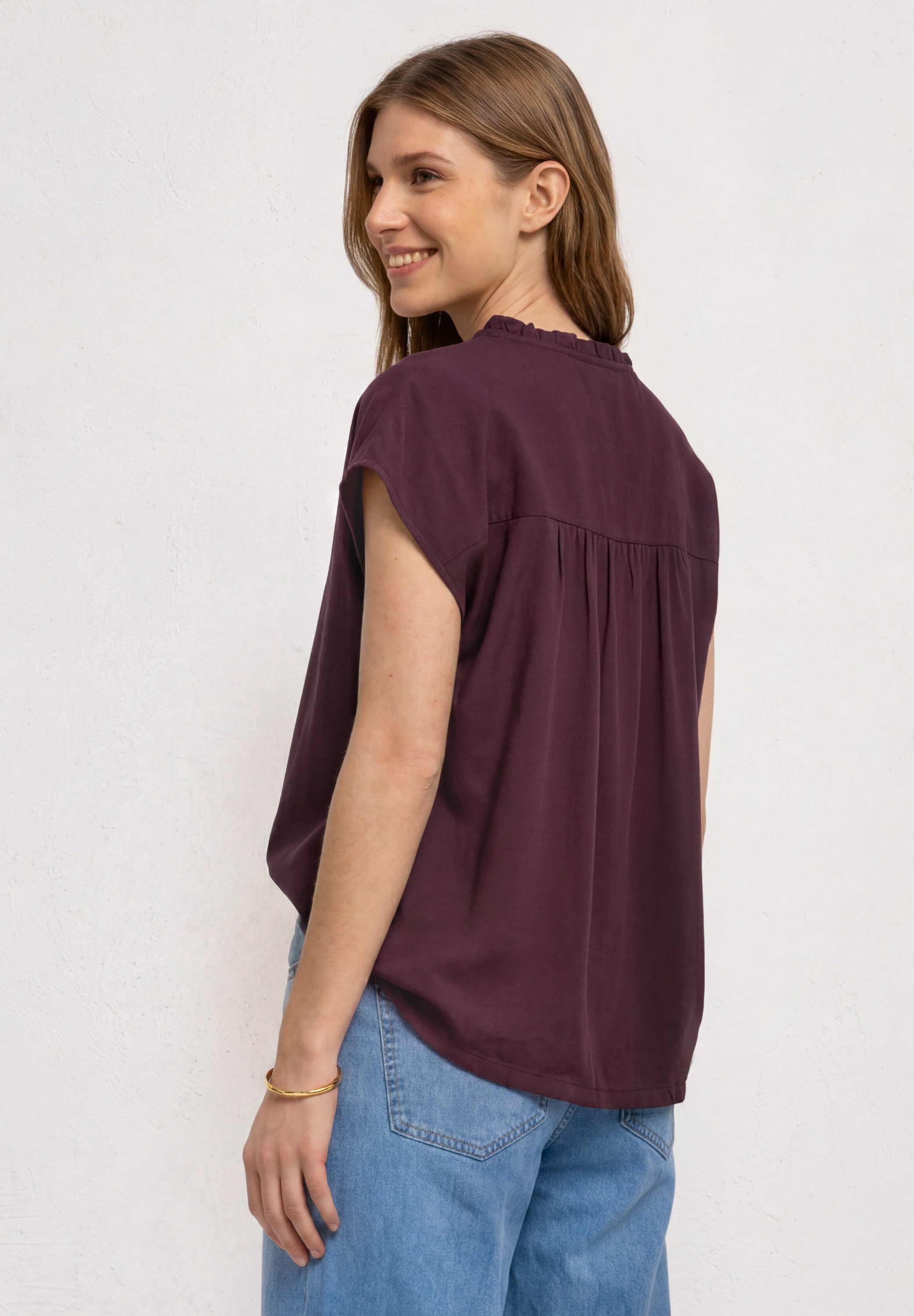 STREET ONE Shirtbluse mit Rüschendetails