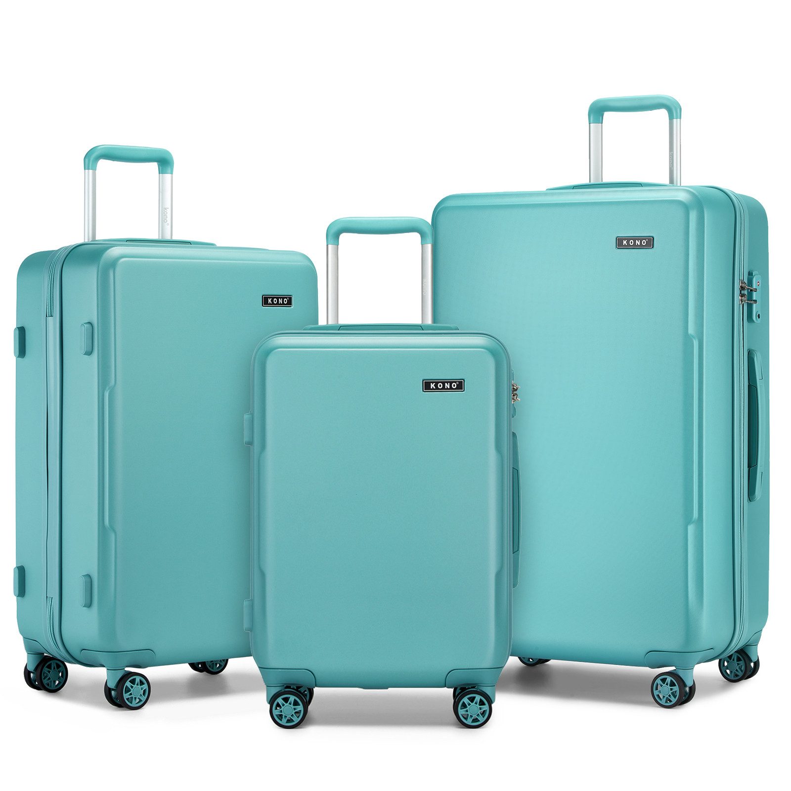 KONO Handgepäck-Trolley Koffer, PC + ABS günstig online kaufen
