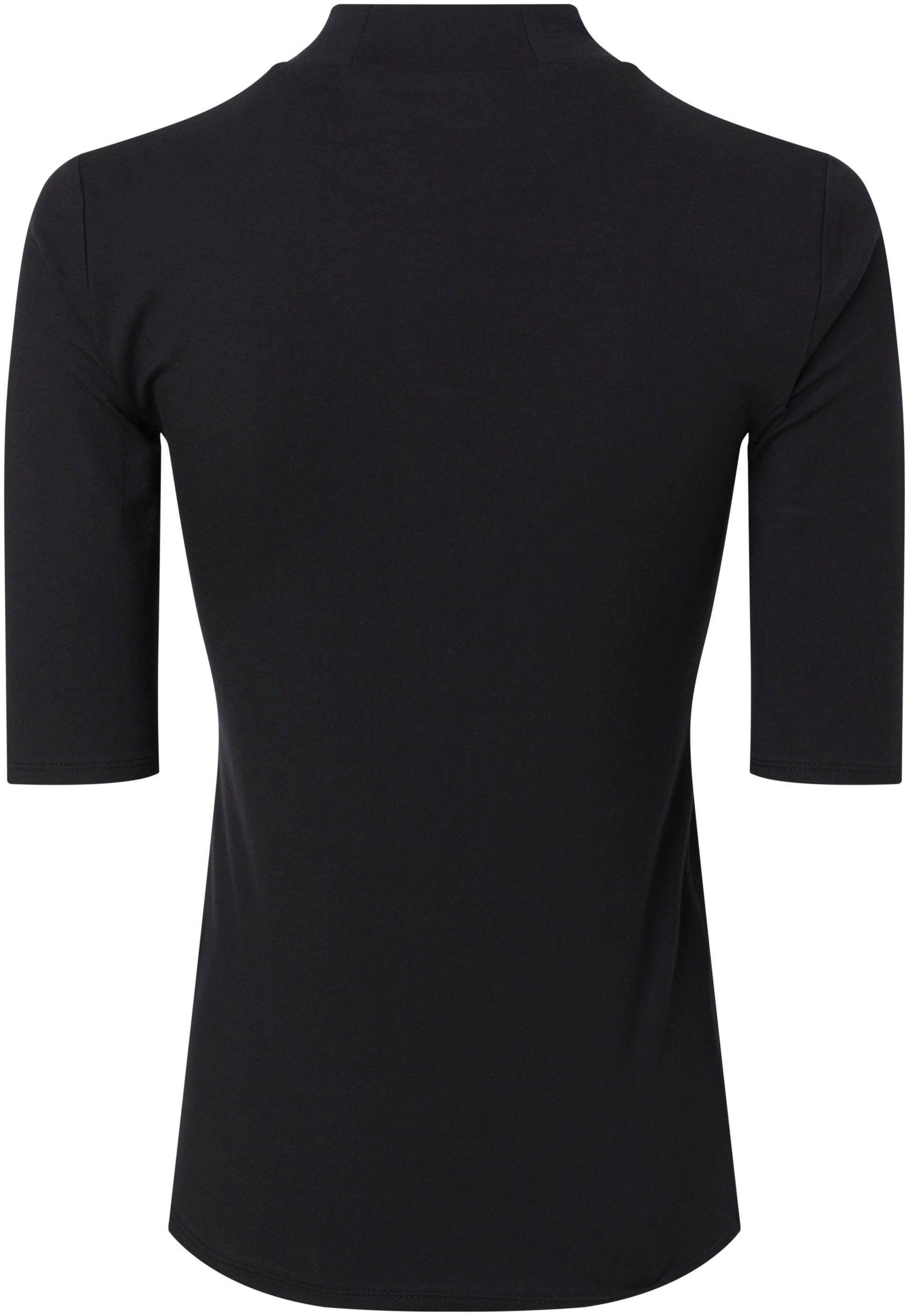 Calvin Klein Stehkragenshirt SMOOTH TOP MOCK STRETCH COTTON