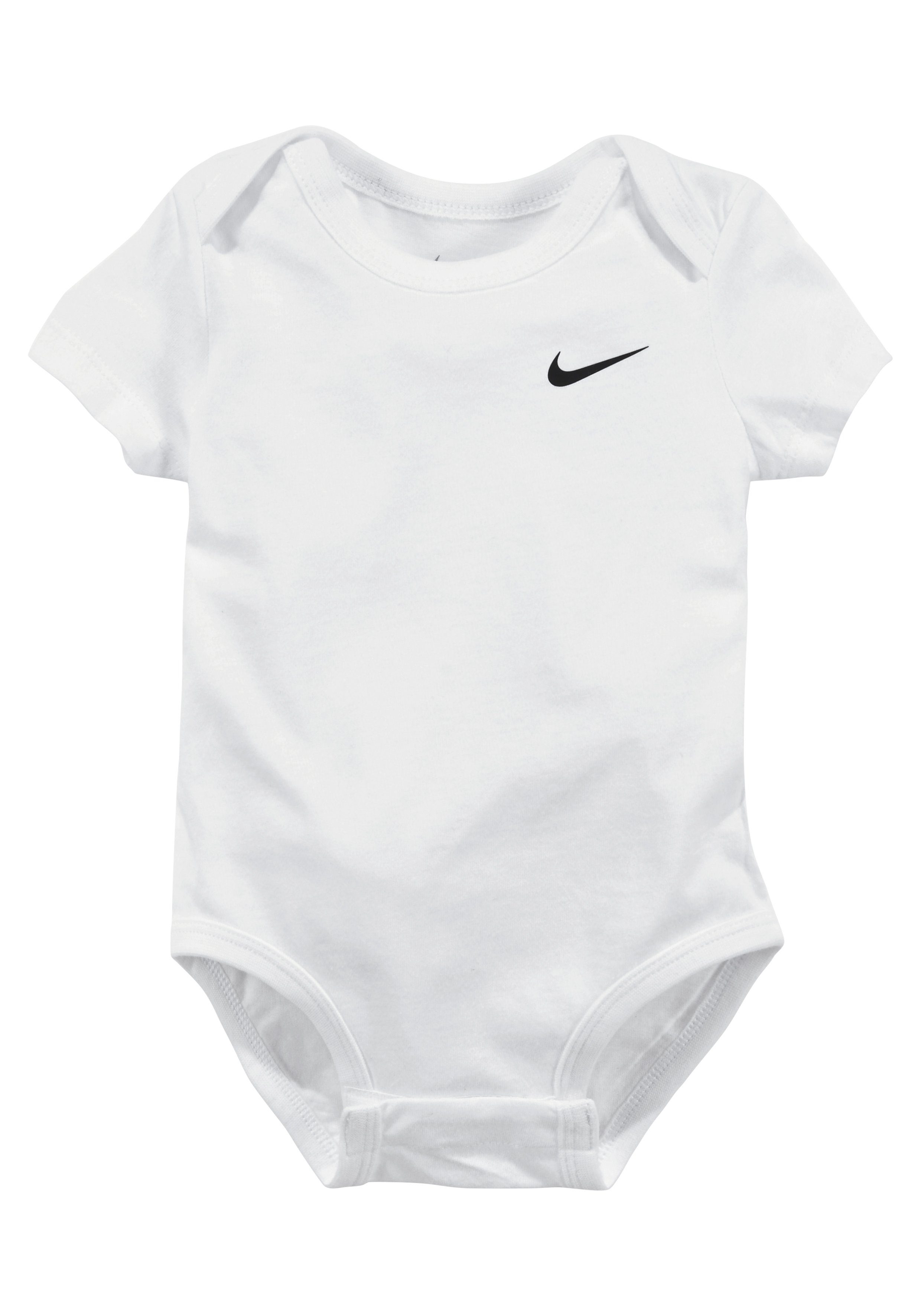 Nike Sportswear Body für Babies (Packung, 3-tlg) für Babys, im 3er-Pack, mit Rundhalsausschnitt, Kurzarm-Design – Bild 4 von 5