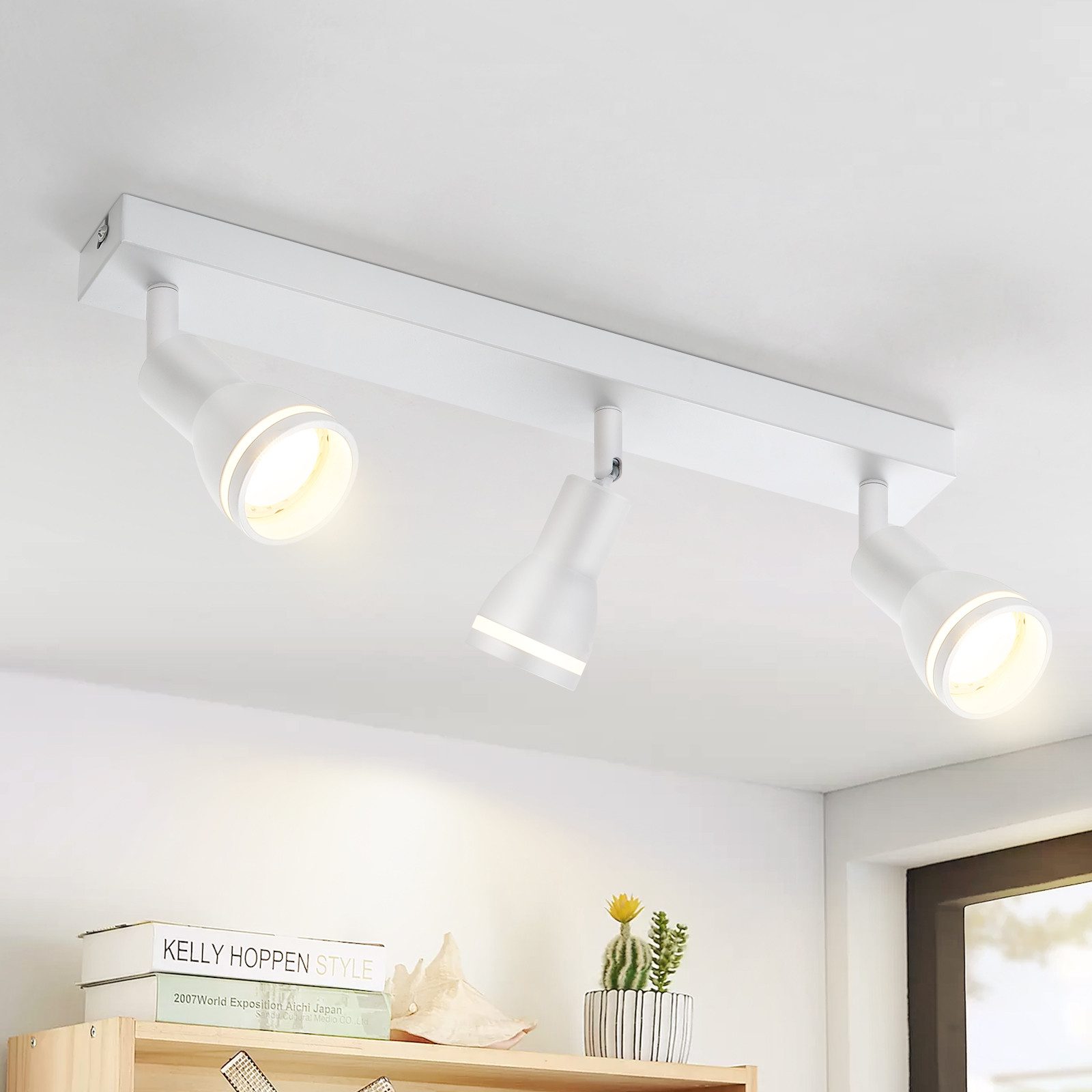 ZMH Deckenstrahler 3-Flammig Deckenlampe Metall GU10 günstig online kaufen