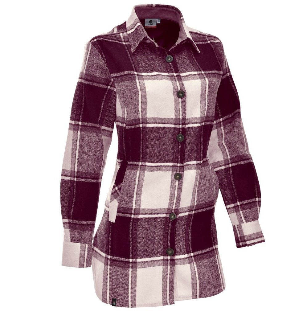 RennerXXL Outdoorbluse Sanremo - lange Flanellbluse günstig online kaufen