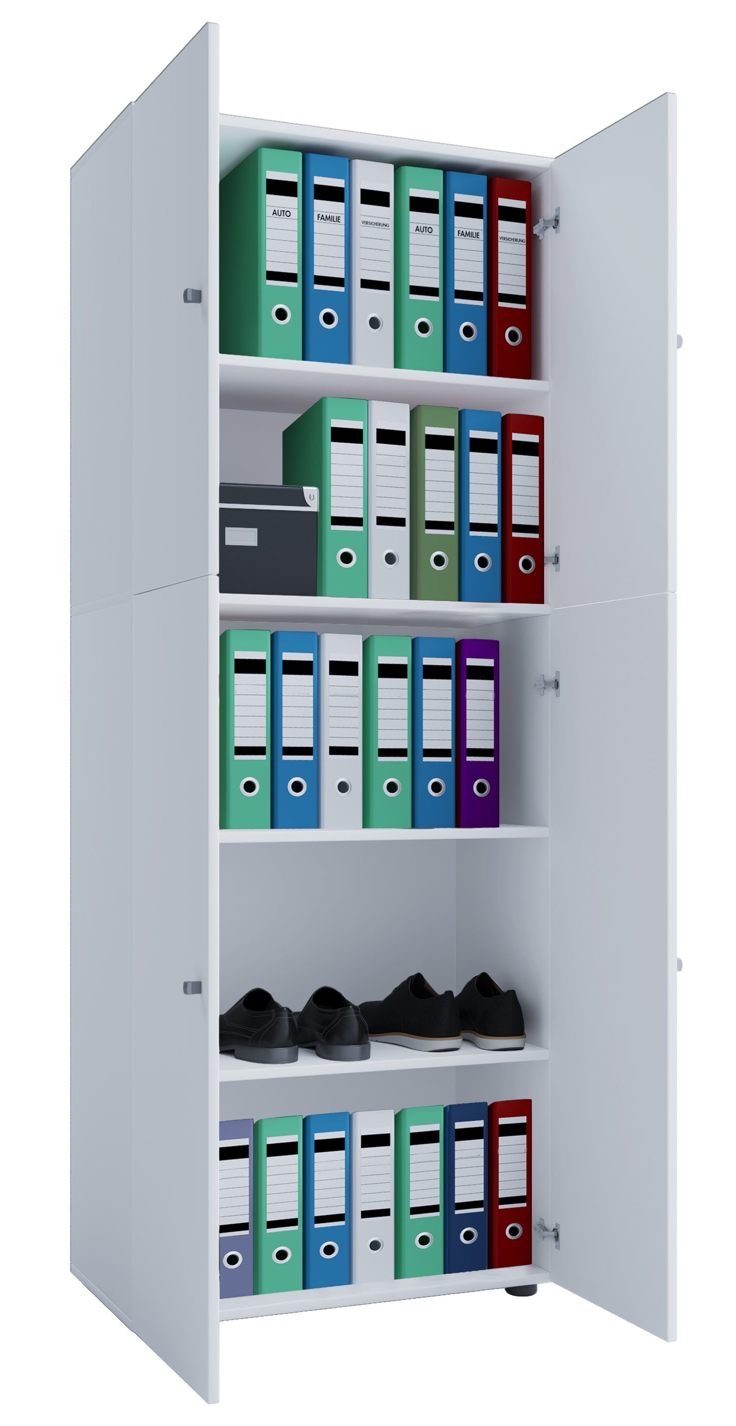 VCM Aktenschrank Büroschrank Bücher Ordner Aktenschrank Lona 5fach günstig online kaufen