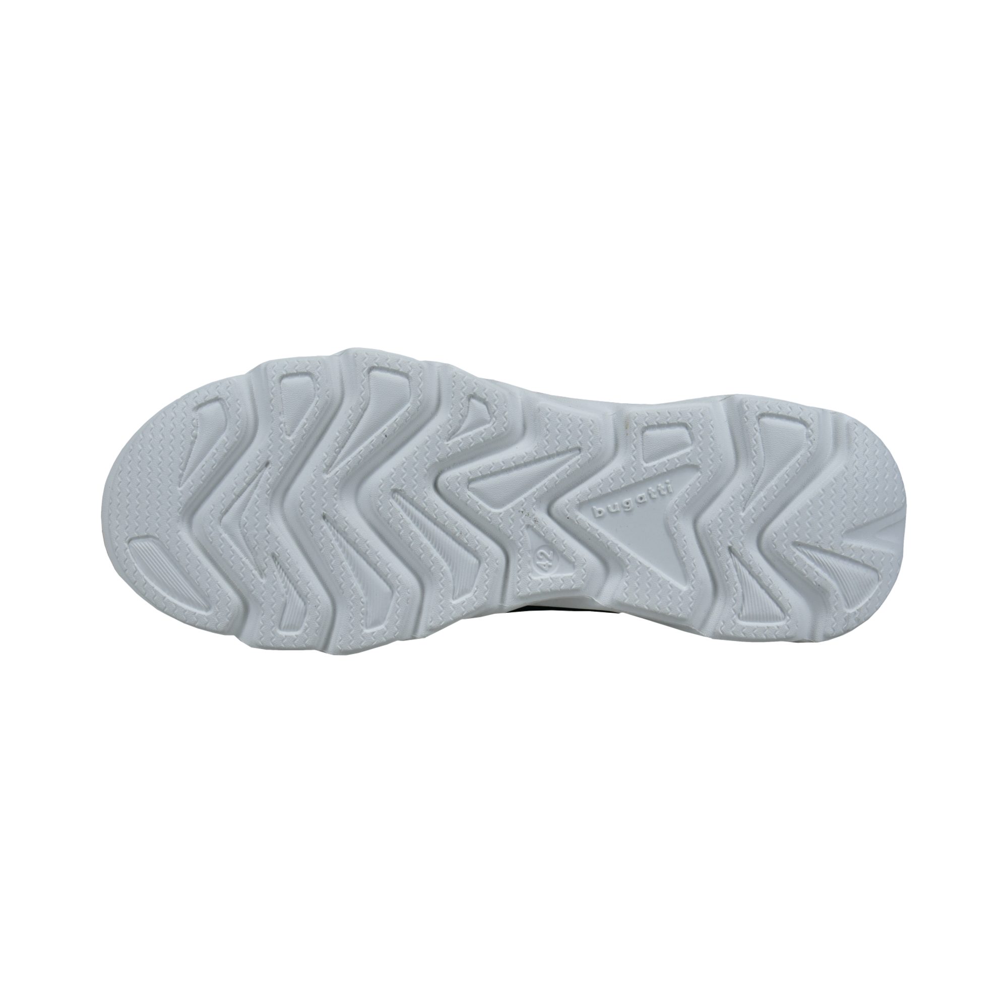 bugatti Slip-On Sneaker Freizeitschuh, Schlupfschuh mit aufgesetzter Schnürung