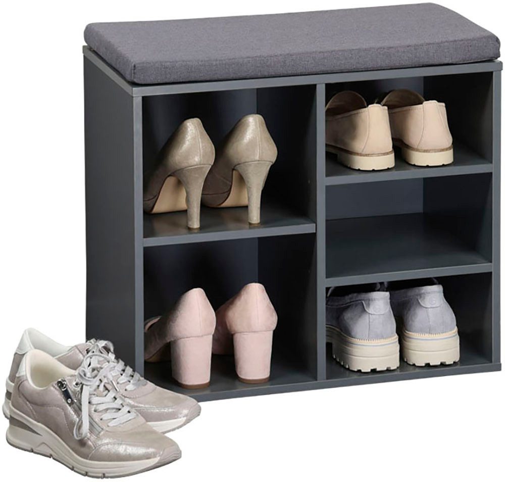 KESPER® Schuhschrank KESPER Schuhschrank mit Sitzkissen, FSC