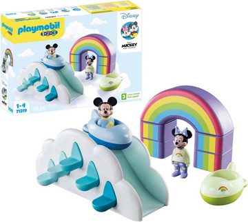 Playmobil® Konstruktions-Spielset Mickys & Minnies Wolkenhaus (71319), Playmobil 1-2-3, (16 St), Made in Europe