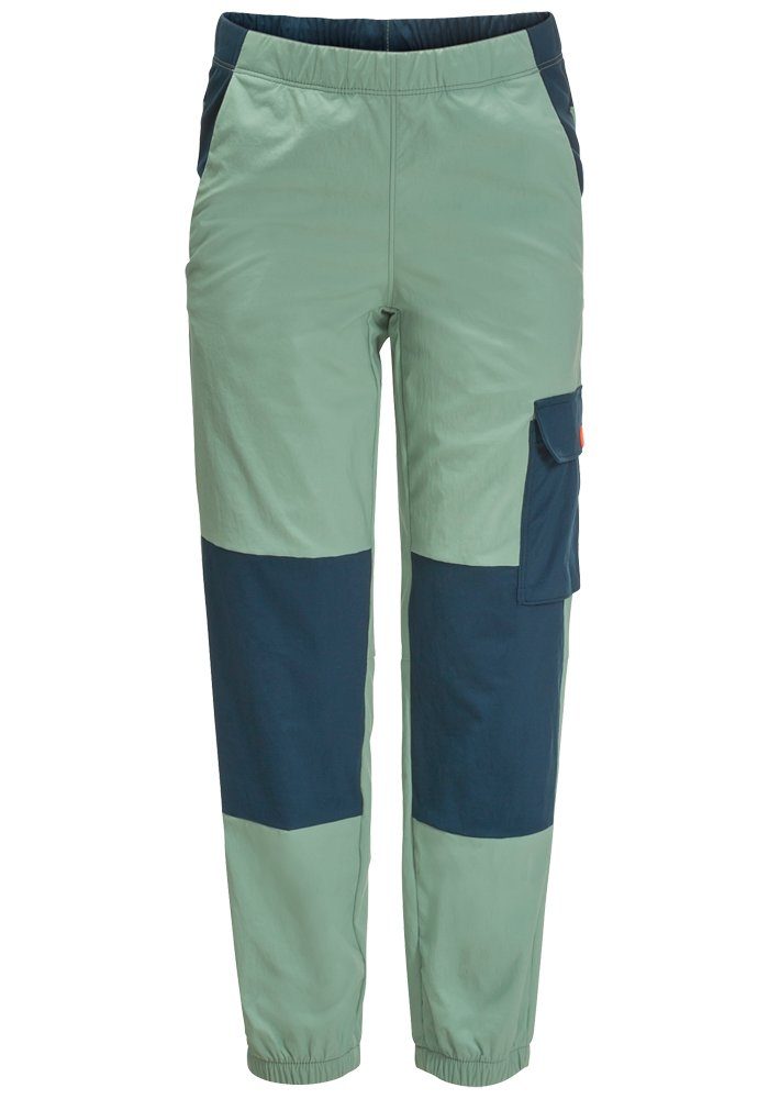 STRETCH Outdoorhose granite-green VILLI PANTS Wolfskin K Jack