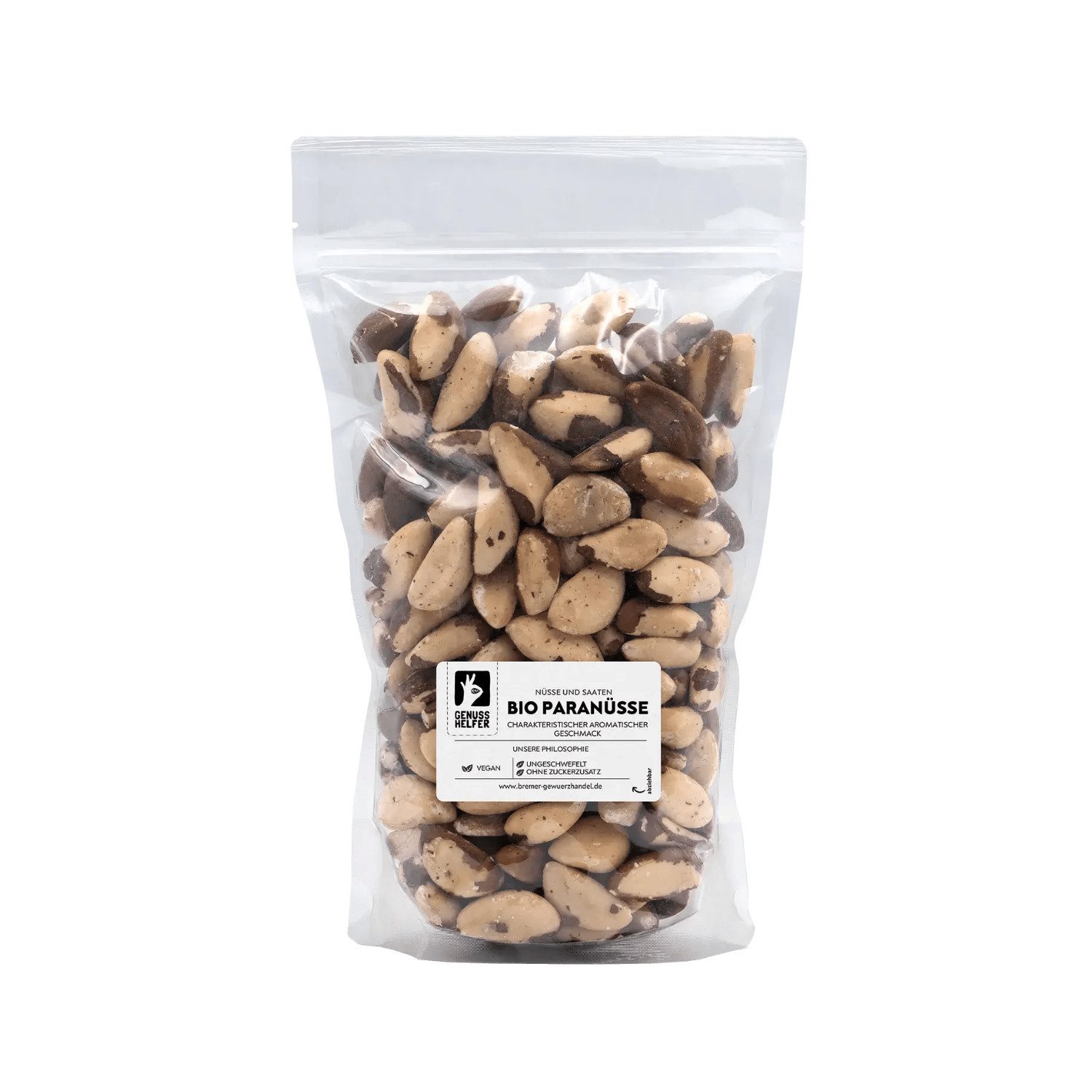 Bremer Gewürzhandel Nüsse Paranüsse BIO, Großpackung, 900 g