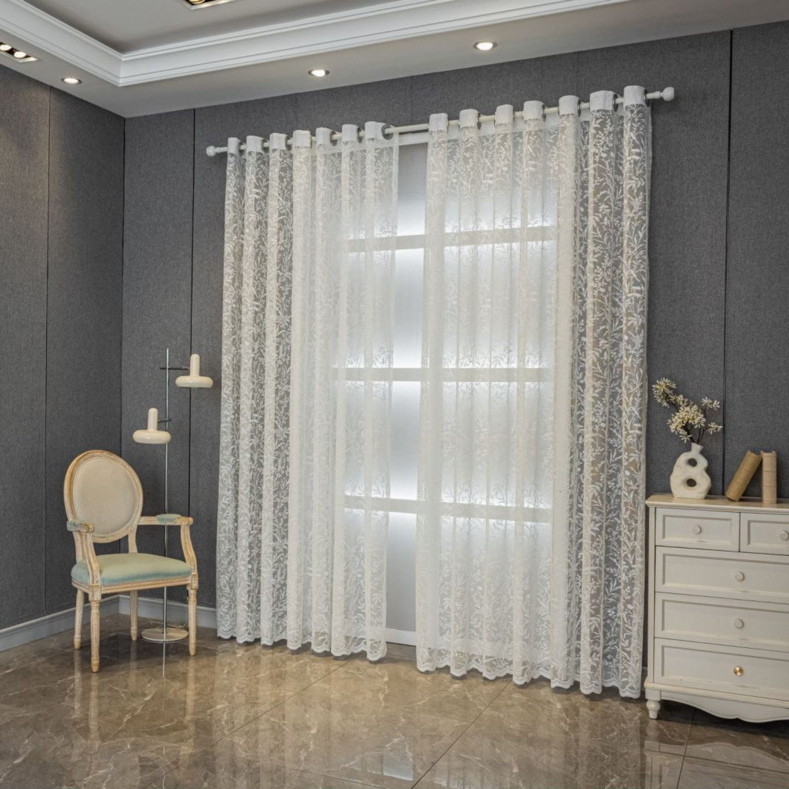 BYSURE Gardine, Ösen (2 St), transparent, günstig online kaufen