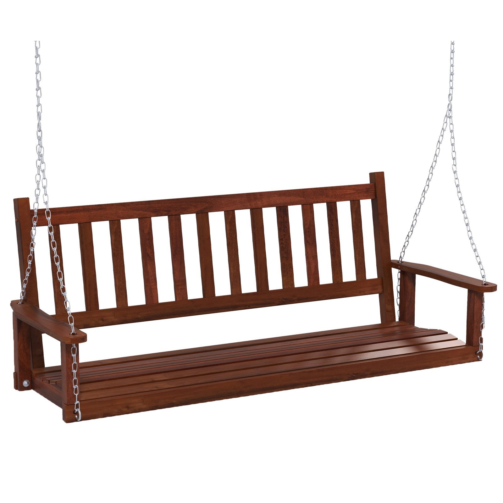 KOMFOTTEU Hollywoodschaukel, Hängebank Gartenschaukel, bis 227kg/360kg belastbar