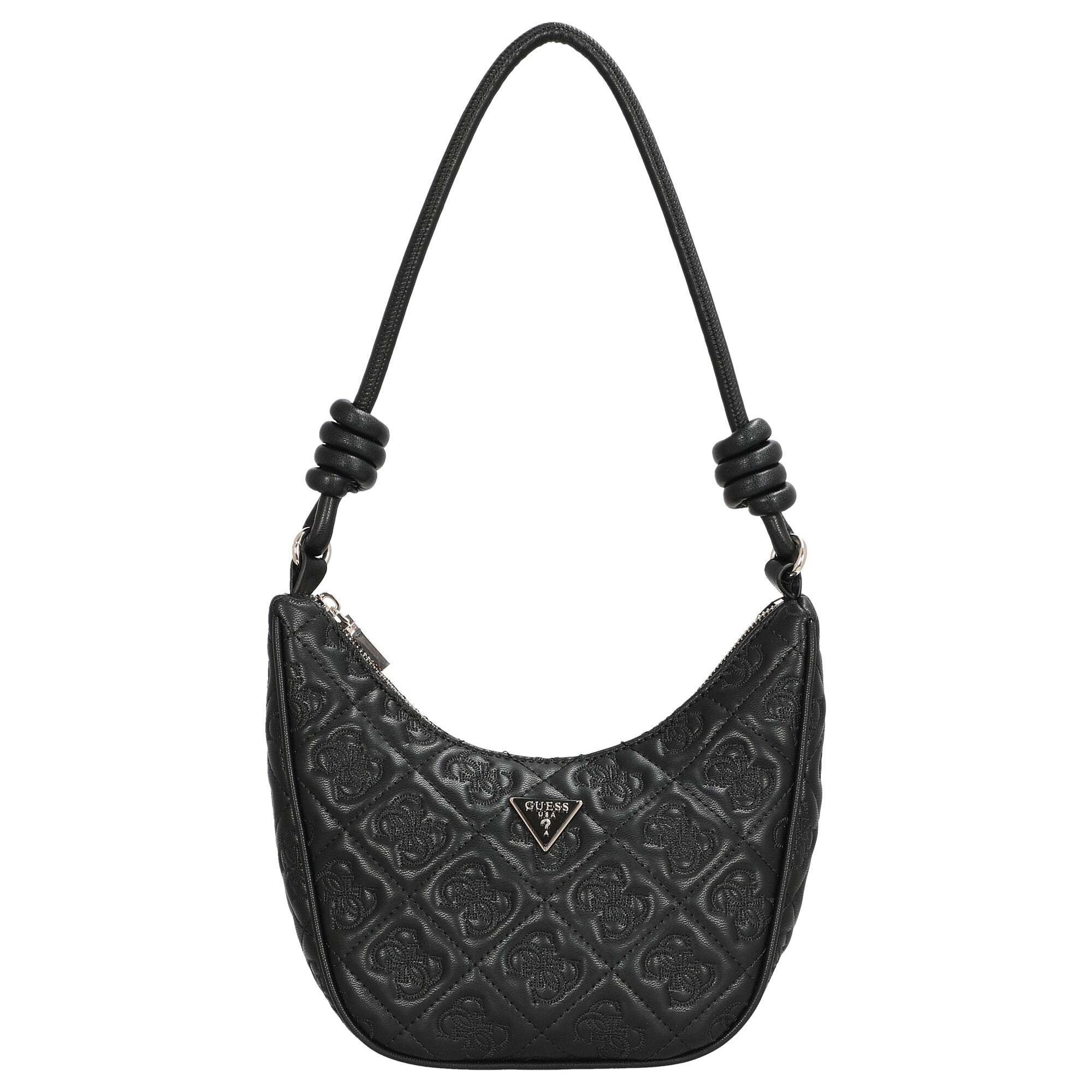 Guess Umhängetasche Adelasia Top Zip - Schultertasche 24 cm (Black) (1-tlg)