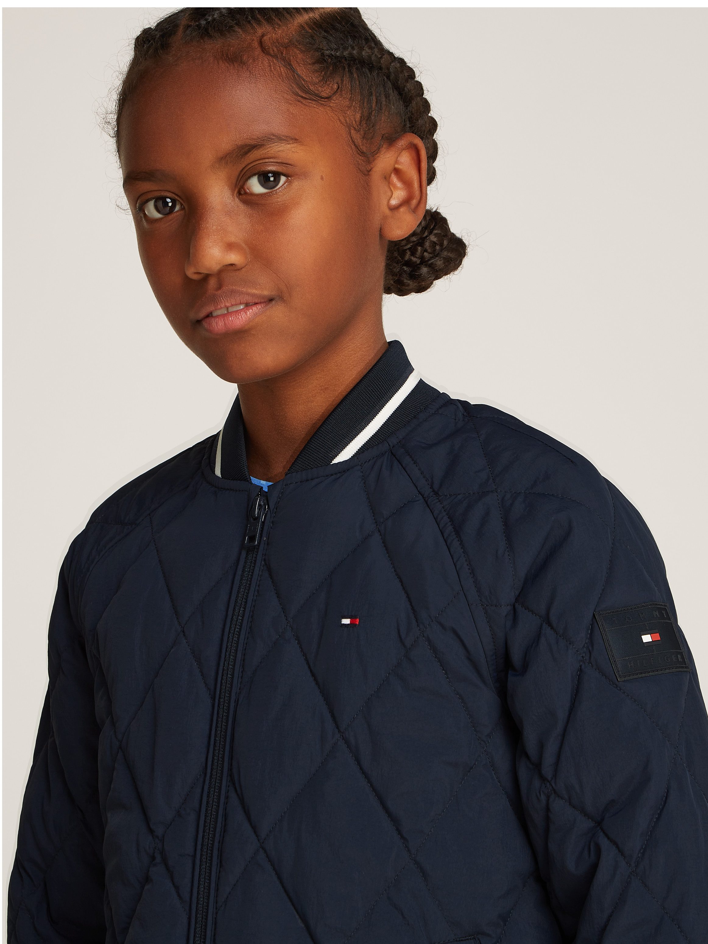 Tommy Hilfiger Steppjacke U QUILTED JACKET mit wärmender Wattierung