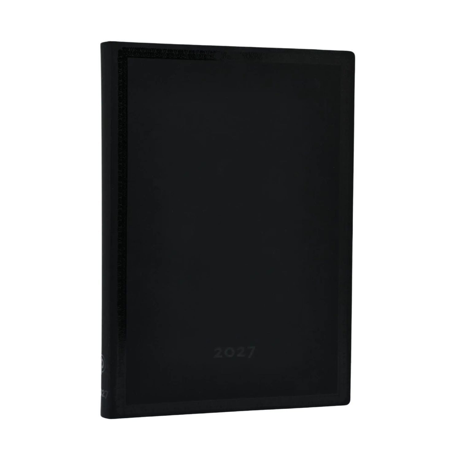 Monatskalender 12-Monatskalender 2027 Black Edition Schlicht Midi Horizontal