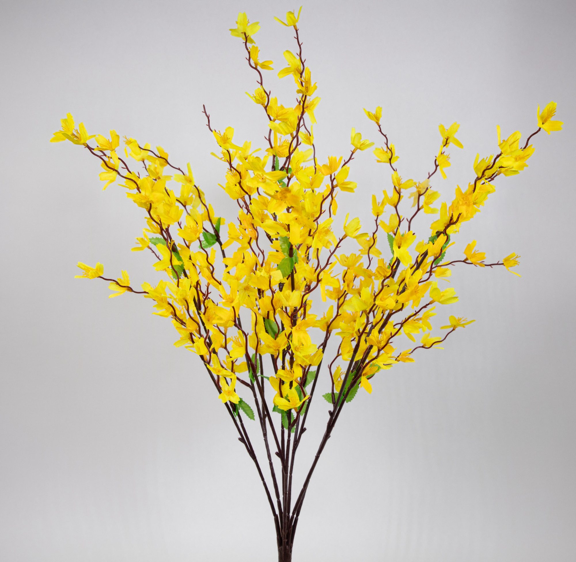 Kunstblume Forsythienbusch 65cm ZF Goldflieder Goldglöckchen künstliche For günstig online kaufen
