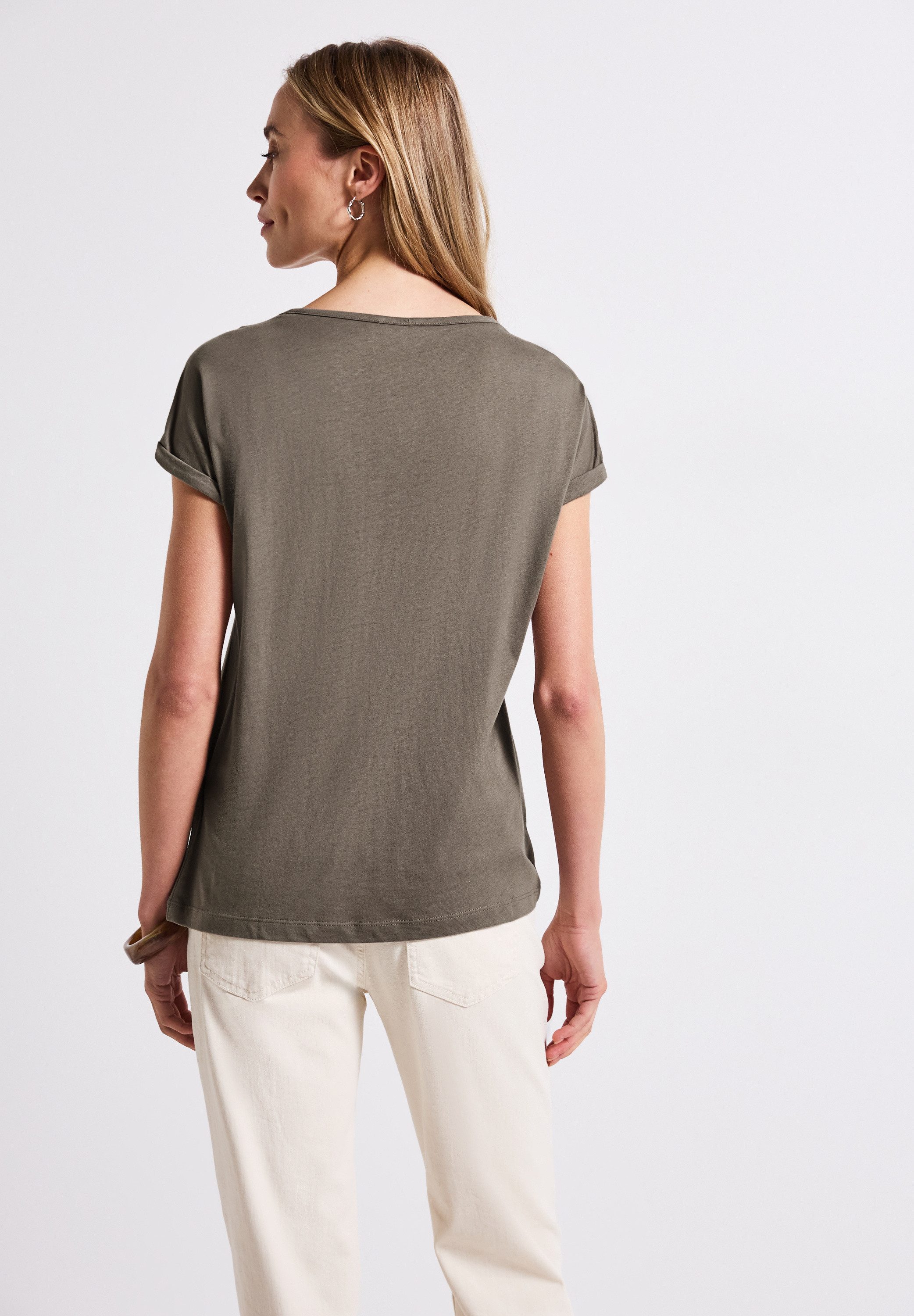 STREET ONE T-Shirt aus Baumwolle mit günstig online kaufen