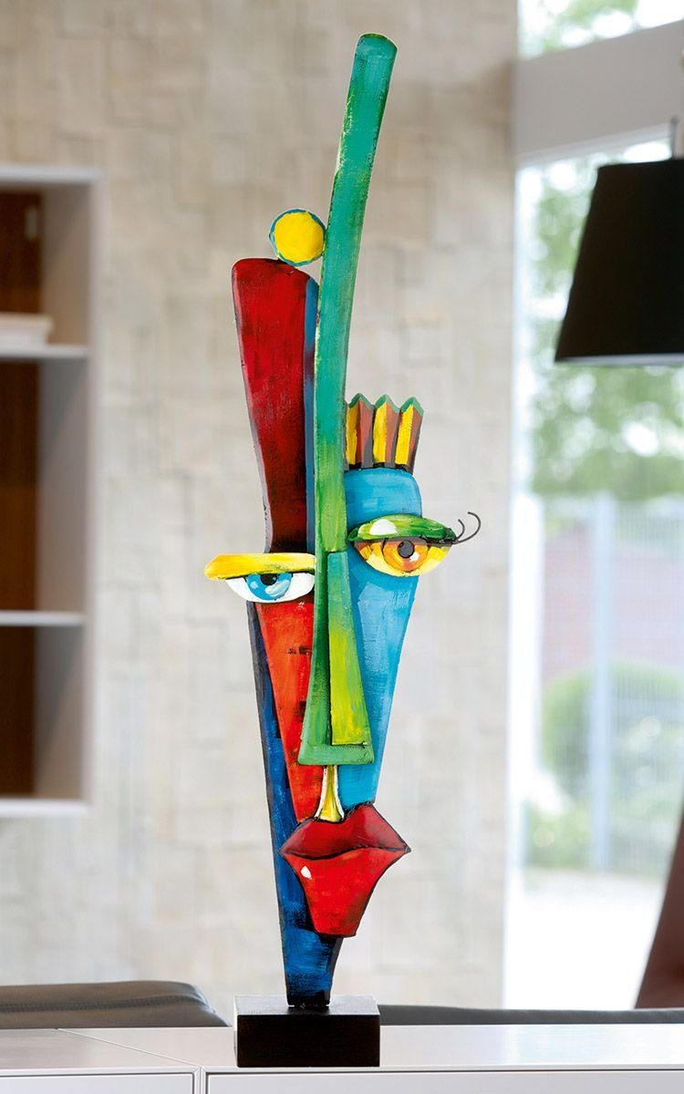 GILDE Dekoobjekt Abstrakte Schönheit Handgefertigte Metallskulptur 'Alta Fr günstig online kaufen