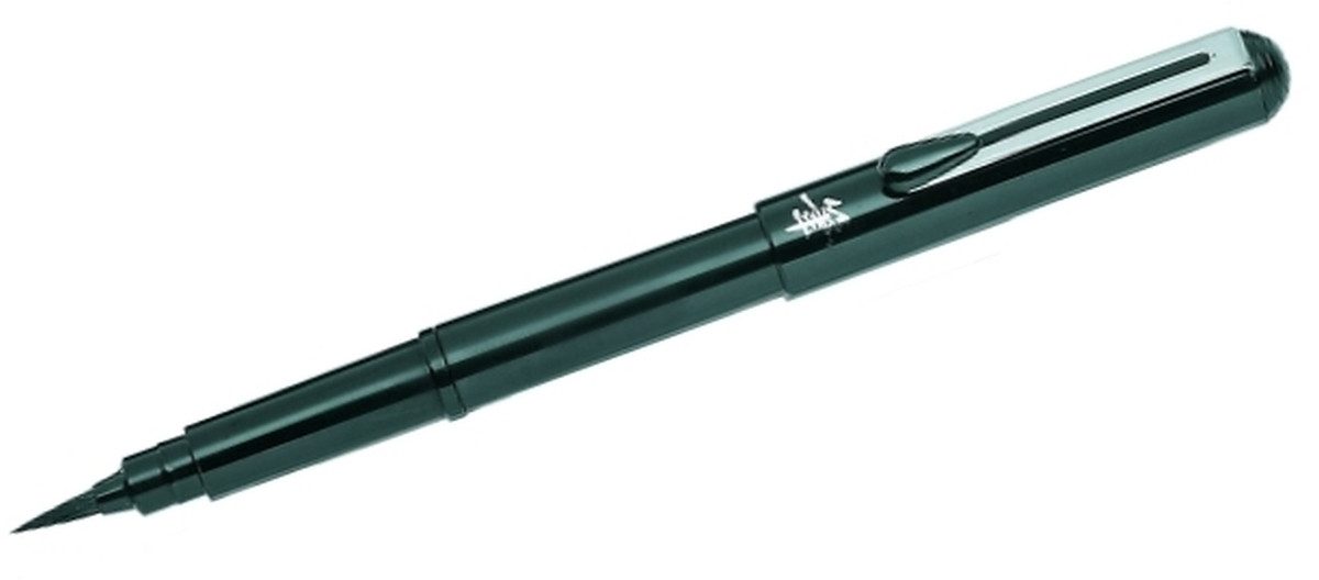 PENTEL Maltuch Taschenpinsel nachfüllbar schwarz