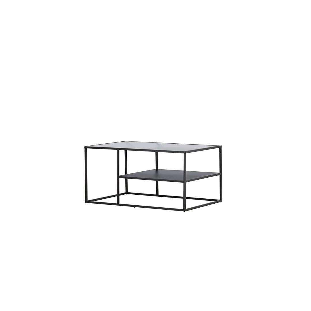 Venture Home Couchtisch Campinas Couchtisch 1 Regal schwarz.