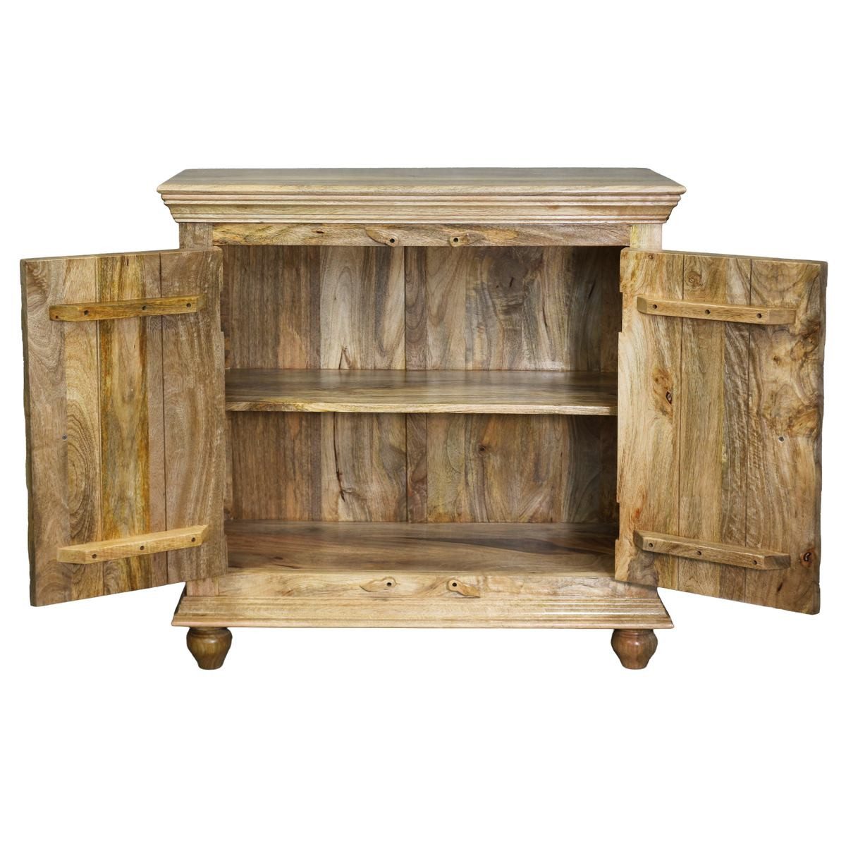 Oriental Galerie Unterschrank Natur Sideboard Schrank Mayuri Indien 90 cm