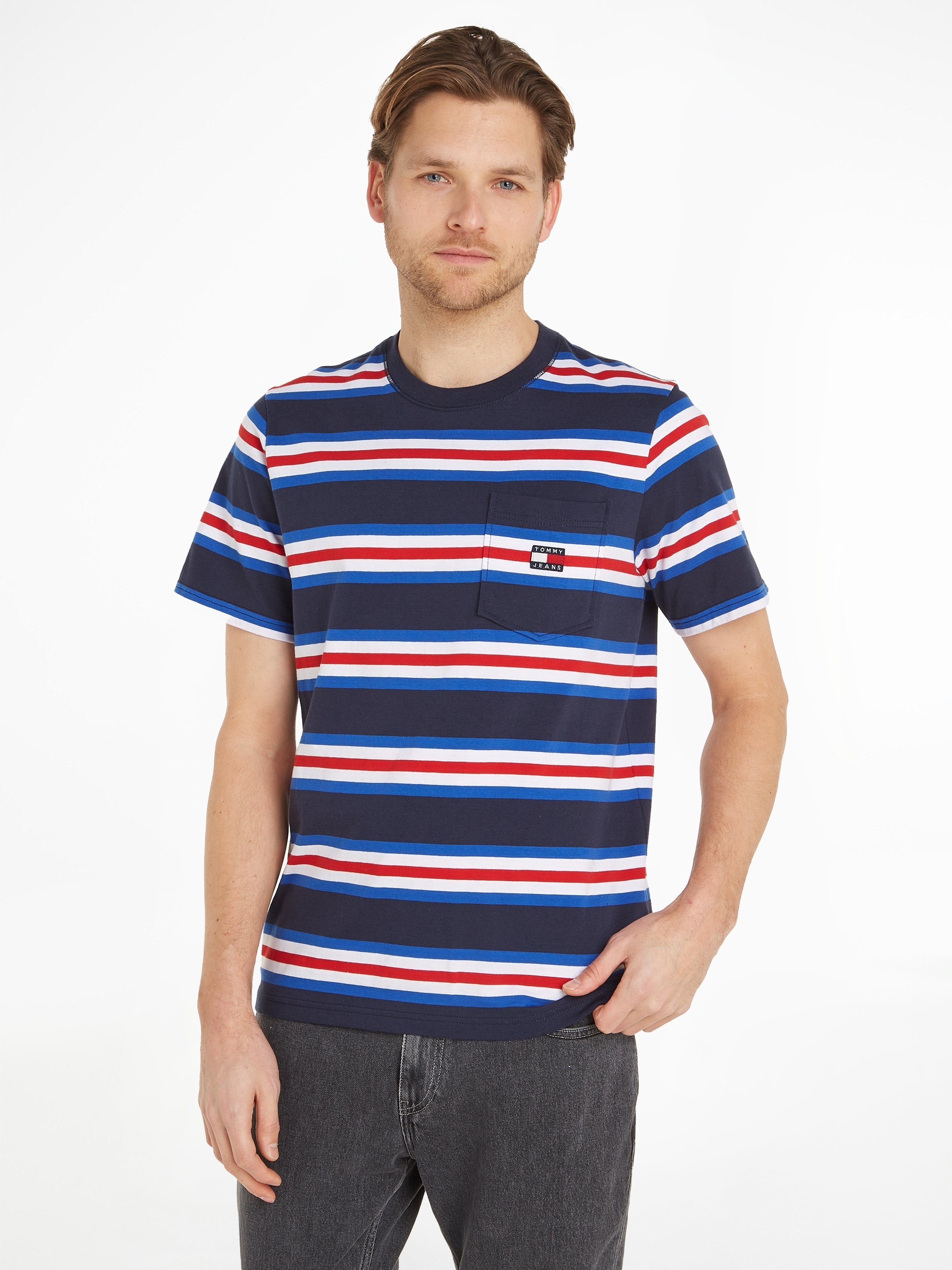 Tommy Jeans T-Shirt TJM REG FLAG STRIPE TEE