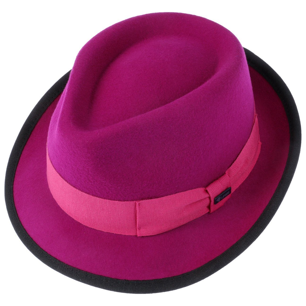 Lipodo Trilby (1-St) Trilby mit Ripsband, Made in Italy