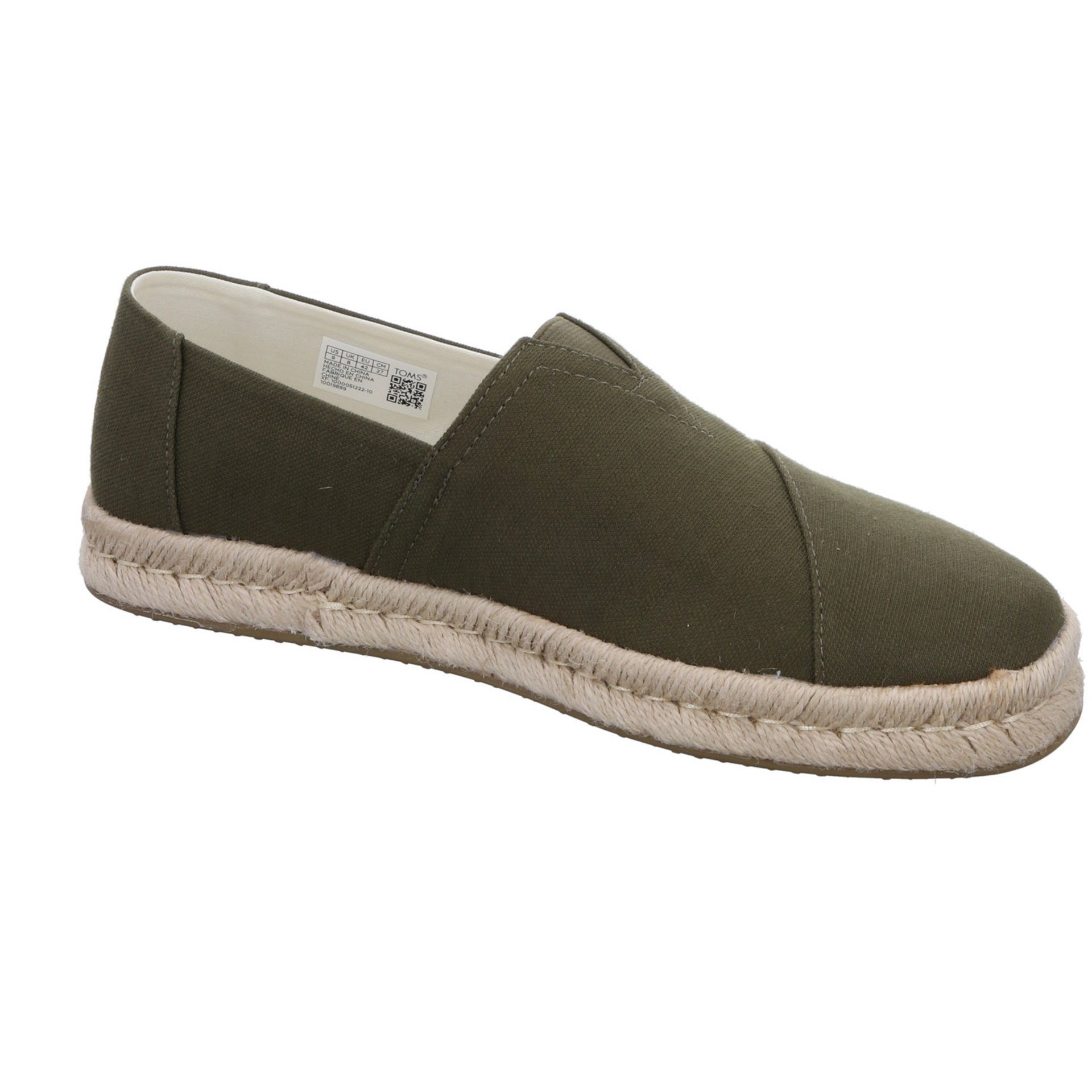 Slipper grün+petrol Schuhe dunkel 2.0 TOMS Alp Espadrille Slipper Canvas Herren Rope