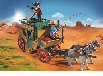 Playmobil® Spielwelt Western Westernkutsche Kutsche Überfall 70013, Gold Pferd Pferde Cowboy Cowboys Bandit Spielzeug-Set