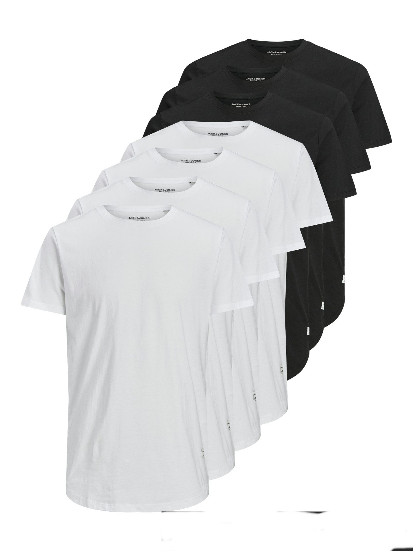Jack & Jones Rundhalsshirt JJENOA TEE SS CREW NECK 7PK MP NOOS (Packung, 7- günstig online kaufen