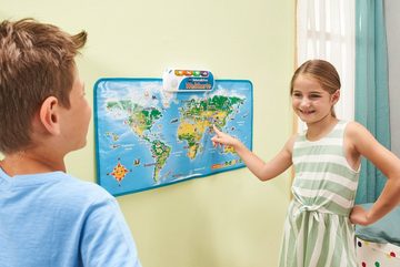 Vtech® Lernspielzeug School & Go, Interaktive Weltkarte, für Boden und Wand