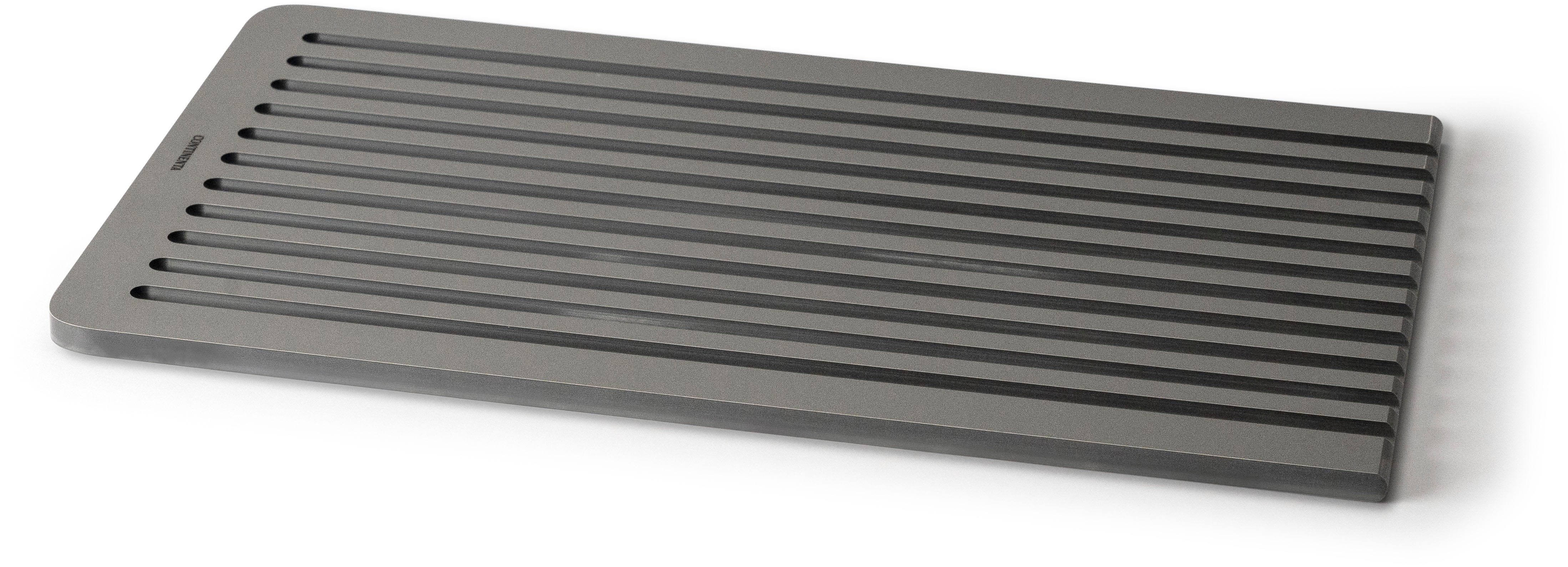 Continenta Brotschneidebrett BAND, Duracore grau, Holzpapierfaser, (1-St), Messerschonend und Spülmaschinenfest