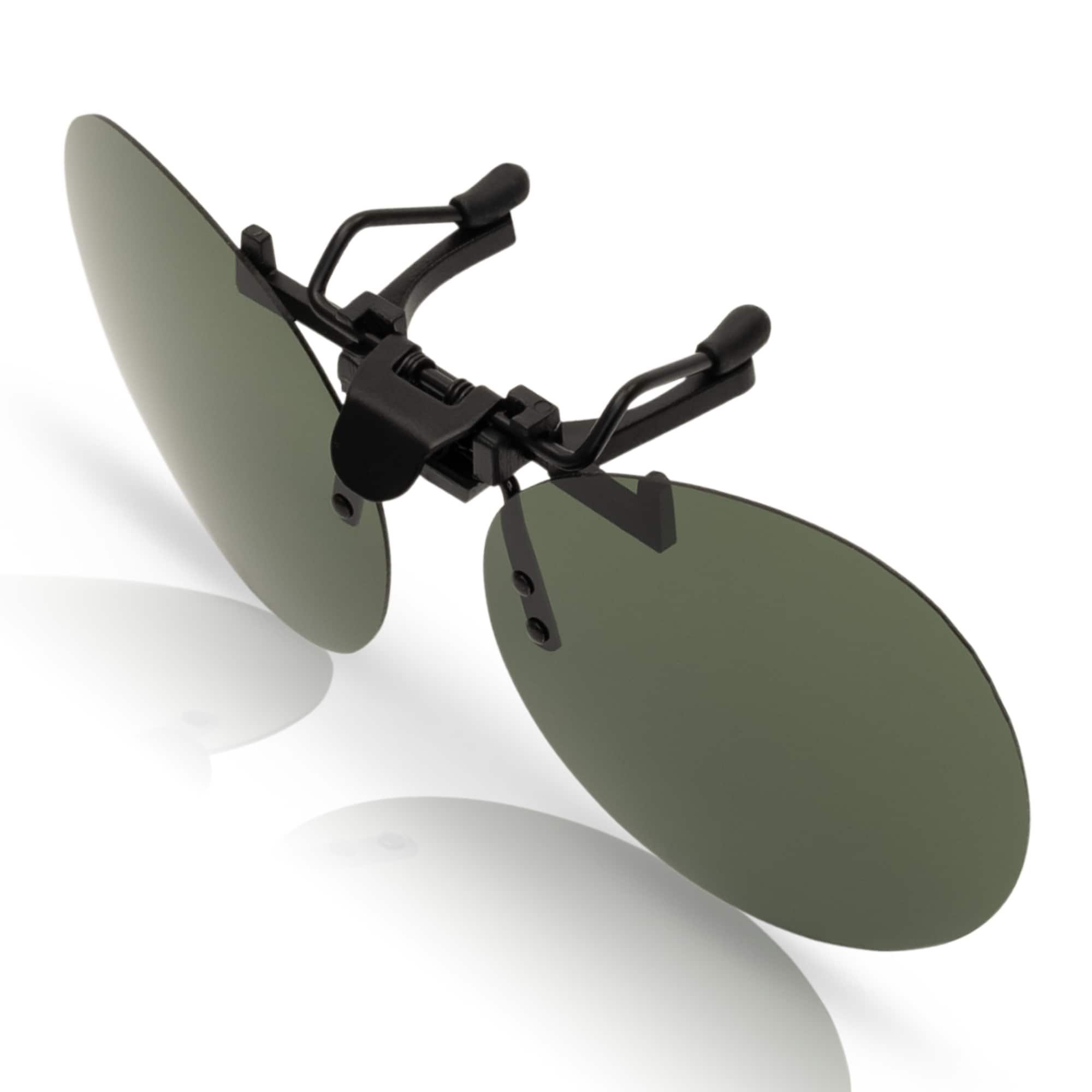 BEZLIT Eyewear Retrosonnenbrille Brillen polarisierten Aufsatz (1-St) Polarisiert Linsen mit Grau Clip On