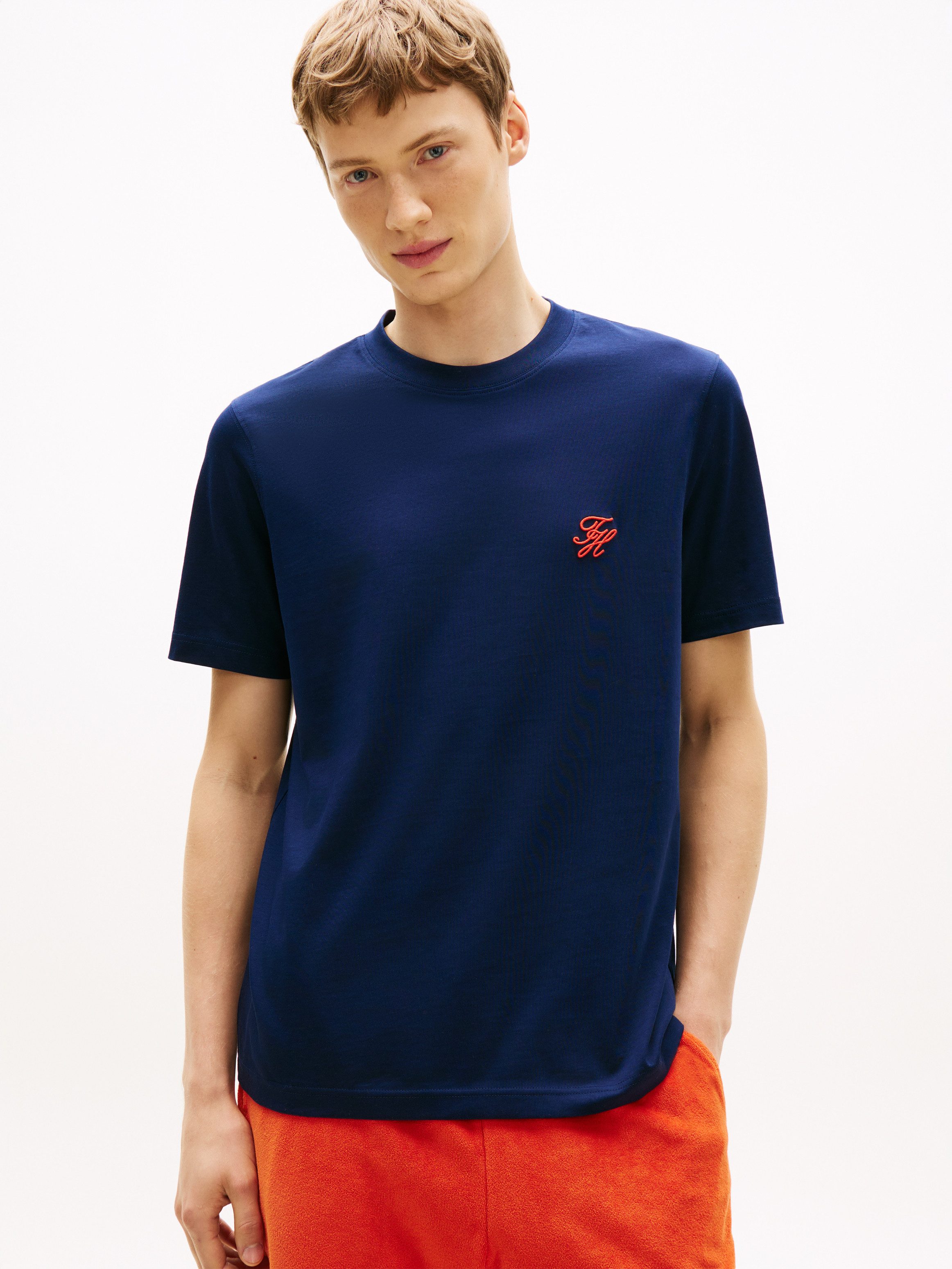 Tommy Hilfiger T-Shirt SCRIPT MONOGRAM SWIMSHOP aus Jersey mit Logo-Stickerei