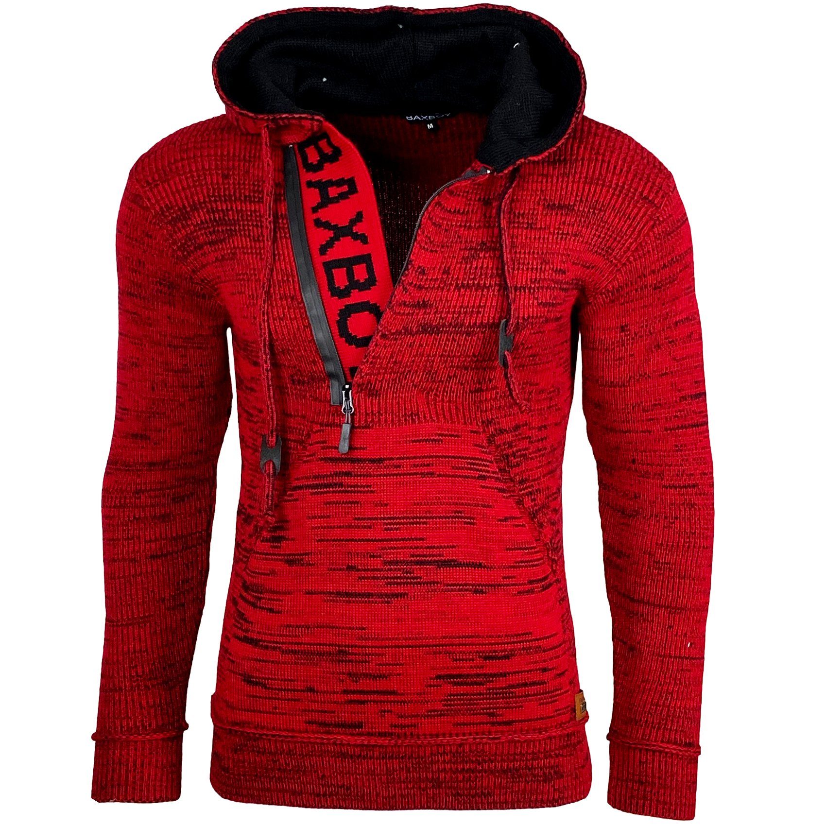 Baxboy Strickpullover Herren Winter Kapuzenpullover Kapuzenjacke günstig online kaufen