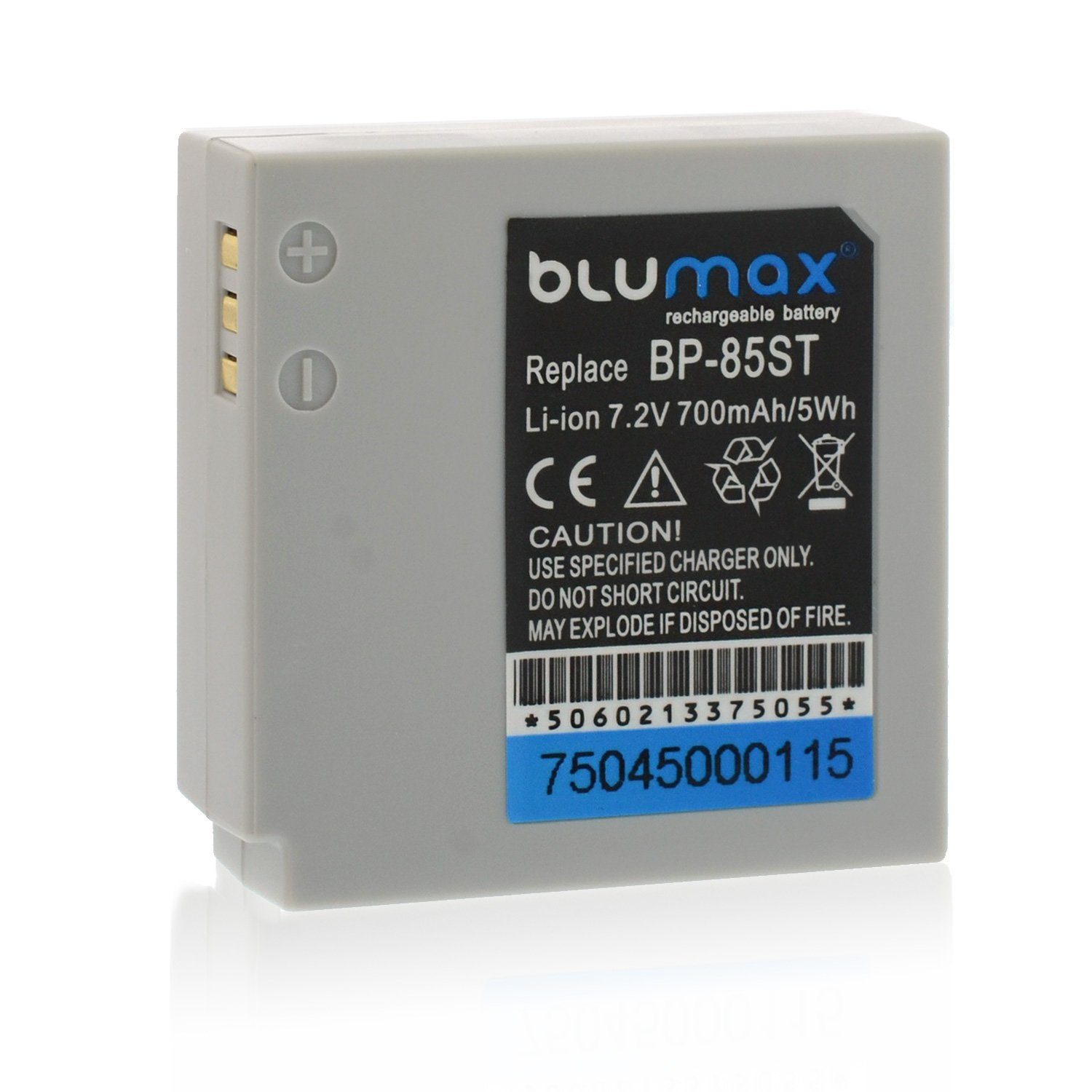 Blumax Akku passend für mAh 700 IA-BP85sT Kamera-Akku Samsung (3,7V)