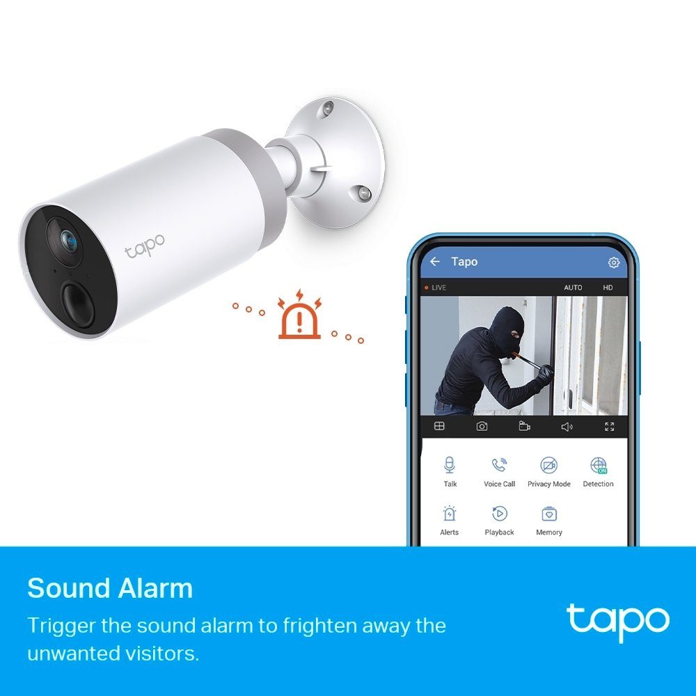 TP-Link Security C400S2 Smart Kamerasystem IP (Außenbereich) Überwachungskamera Tapo Wire-Free