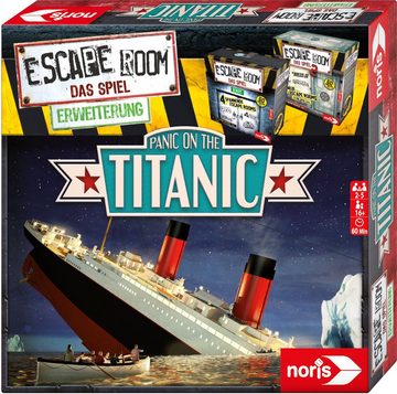 Noris Spiel, Erweiterungsspiel, Escape Room: Panic on the Titanic, ; Made in Germany