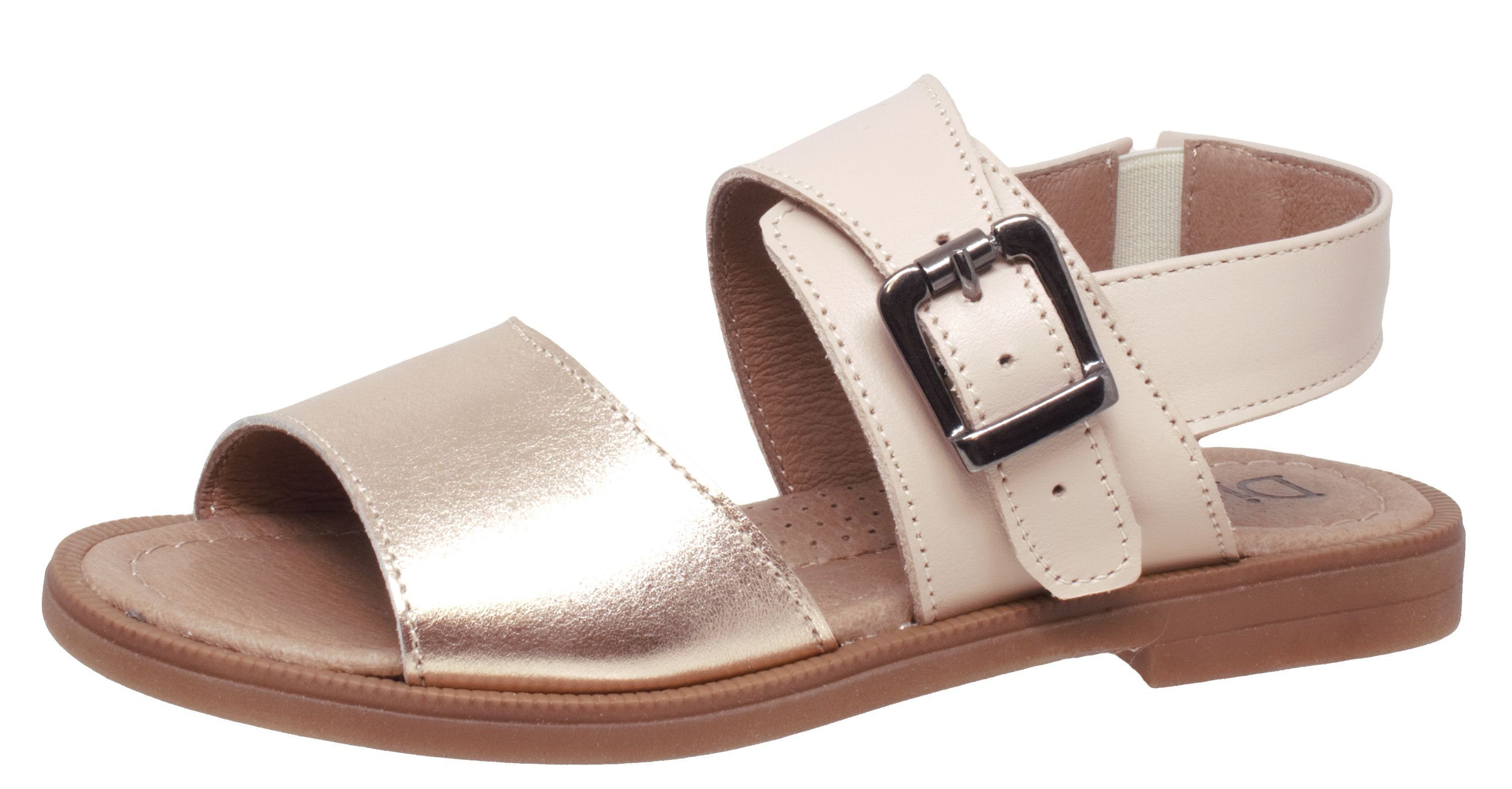 Dianetti Sandalen Dianetti 3317 Mädchen Leder Rosa Beige Gold Sandalette