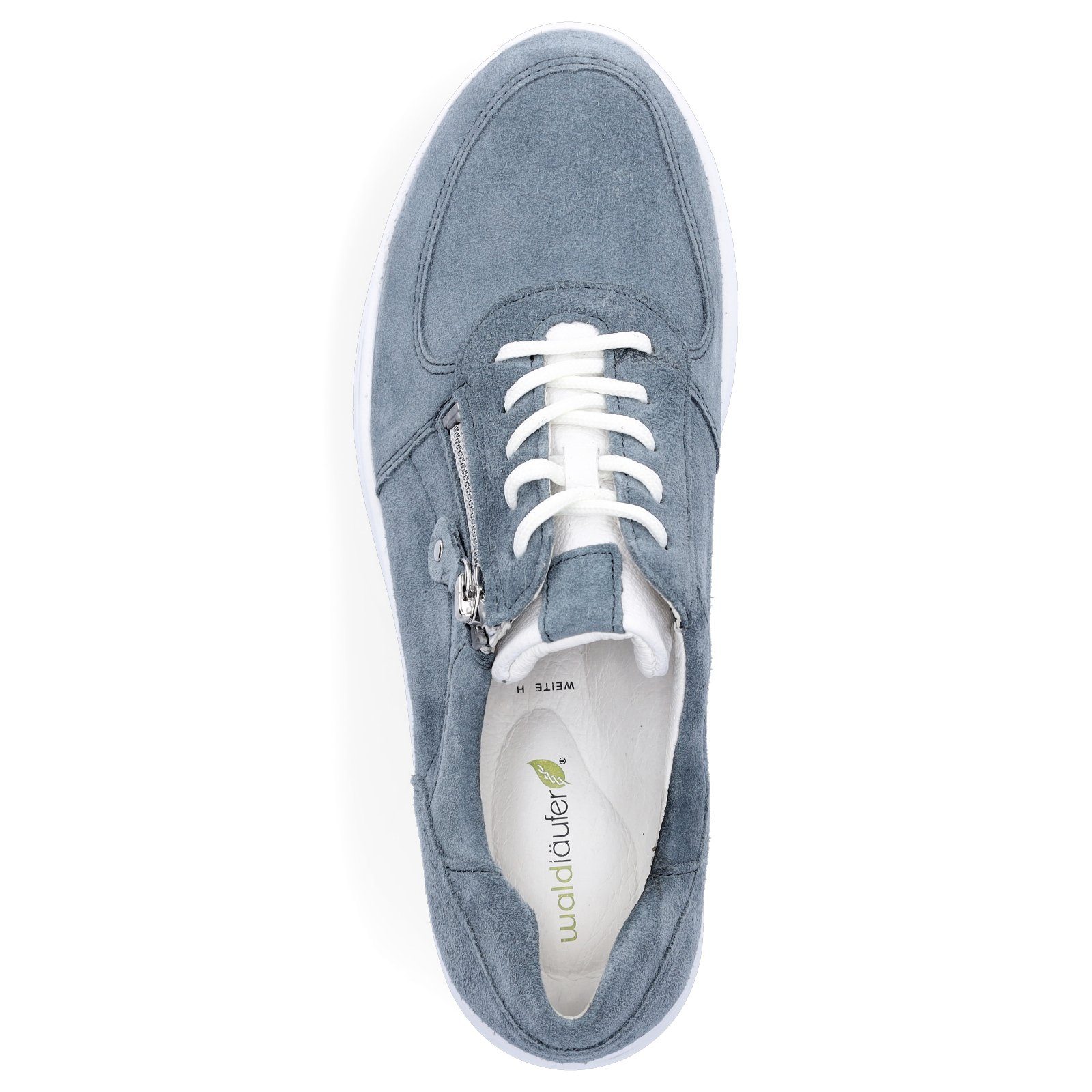 Waldläufer Waldläufer Damen Plateau Leder Sneaker blau Sneaker
