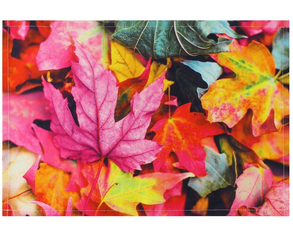 matches21 HOME & HOBBY Platzset Tischsets Platzsets Stoff CLOTH Blätter Aho günstig online kaufen